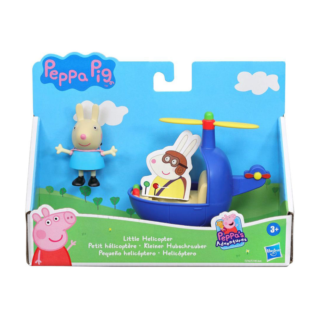 Ігровий набір Peppa Pig Гелікоптер Ребекки (гелікоптер + фігурка Ребекки), від 3 років (F2742)
Ігровий набір Peppa Pig Гелікоптер Ребекки (гелікоптер + фігурка Ребекки), від 3 років (F2742)
