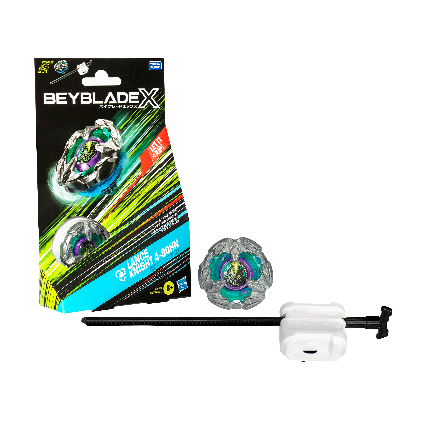 Іграшка-дзиґа Beyblade X Lance Knight Defense з пусковим пристроєм, від 8 років (G0175/G0184)
Іграшка-дзиґа Beyblade X Lance Knight Defense з пусковим пристроєм, від 8 років (G0175/G0184)
