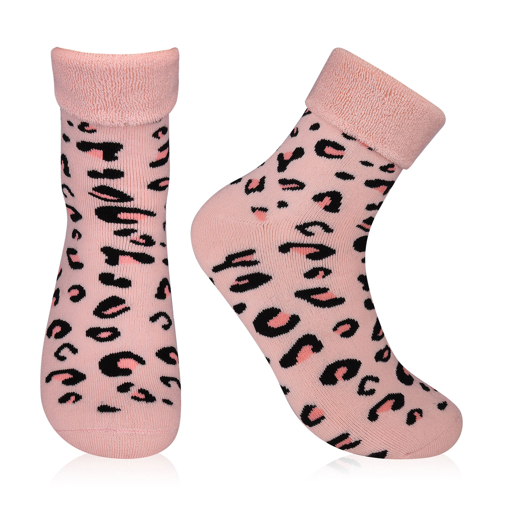 Шкарпетки жіночі AmiGA махрові, леопард, рожеві, розмір 23-25
Шкарпетки жіночі AmiGA махрові, леопард, рожеві, розмір 23-25