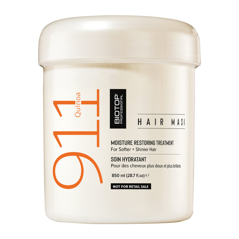 Маска для волосся Biotop Professional 911 Quinoa Hair Mask з протеїнами кіноа, 850 мл
Маска для волосся Biotop Professional 911 Quinoa Hair Mask з протеїнами кіноа, 850 мл