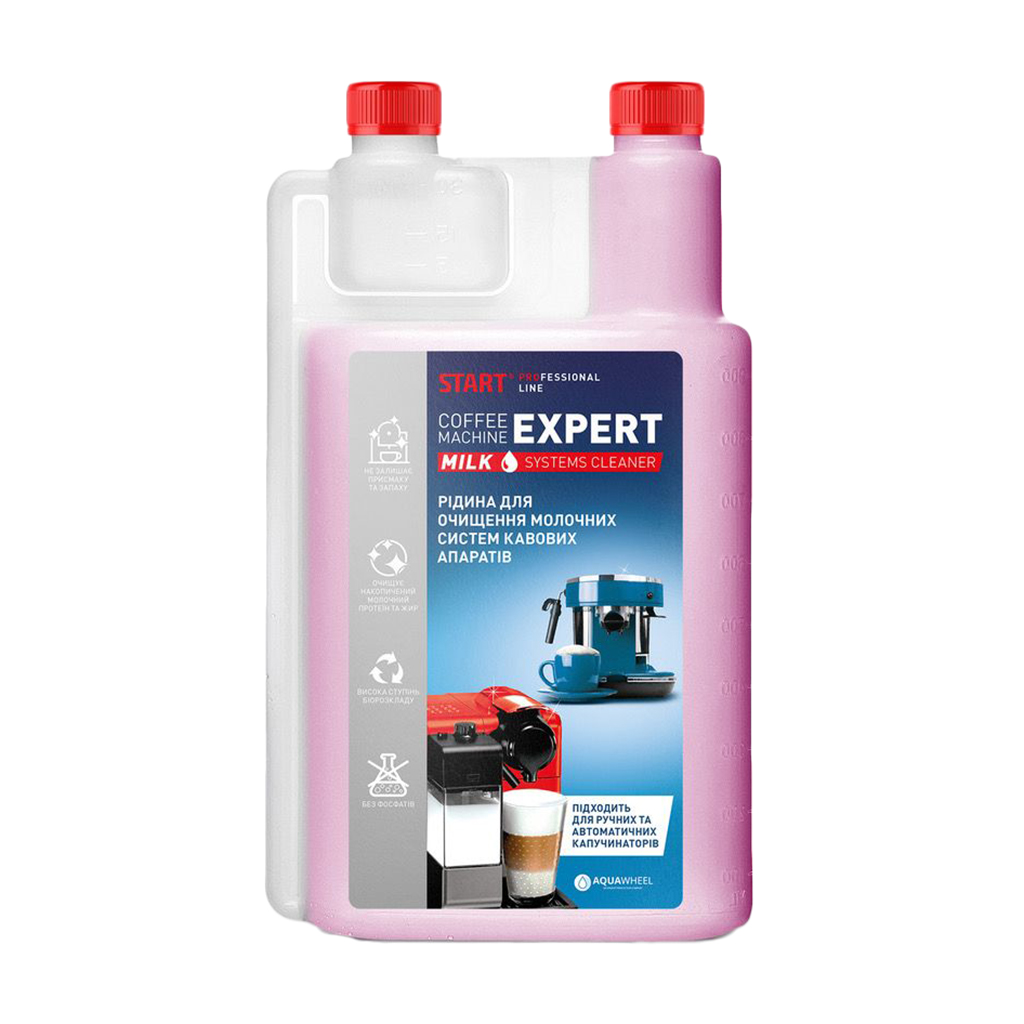 Уцінка! Засіб для очищення кавових машин START. Coffe Machine Expert Milk Systems Cleaner, 1 л
Уцінка! Засіб для очищення кавових машин START. Coffe Machine Expert Milk Systems Cleaner, 1 л