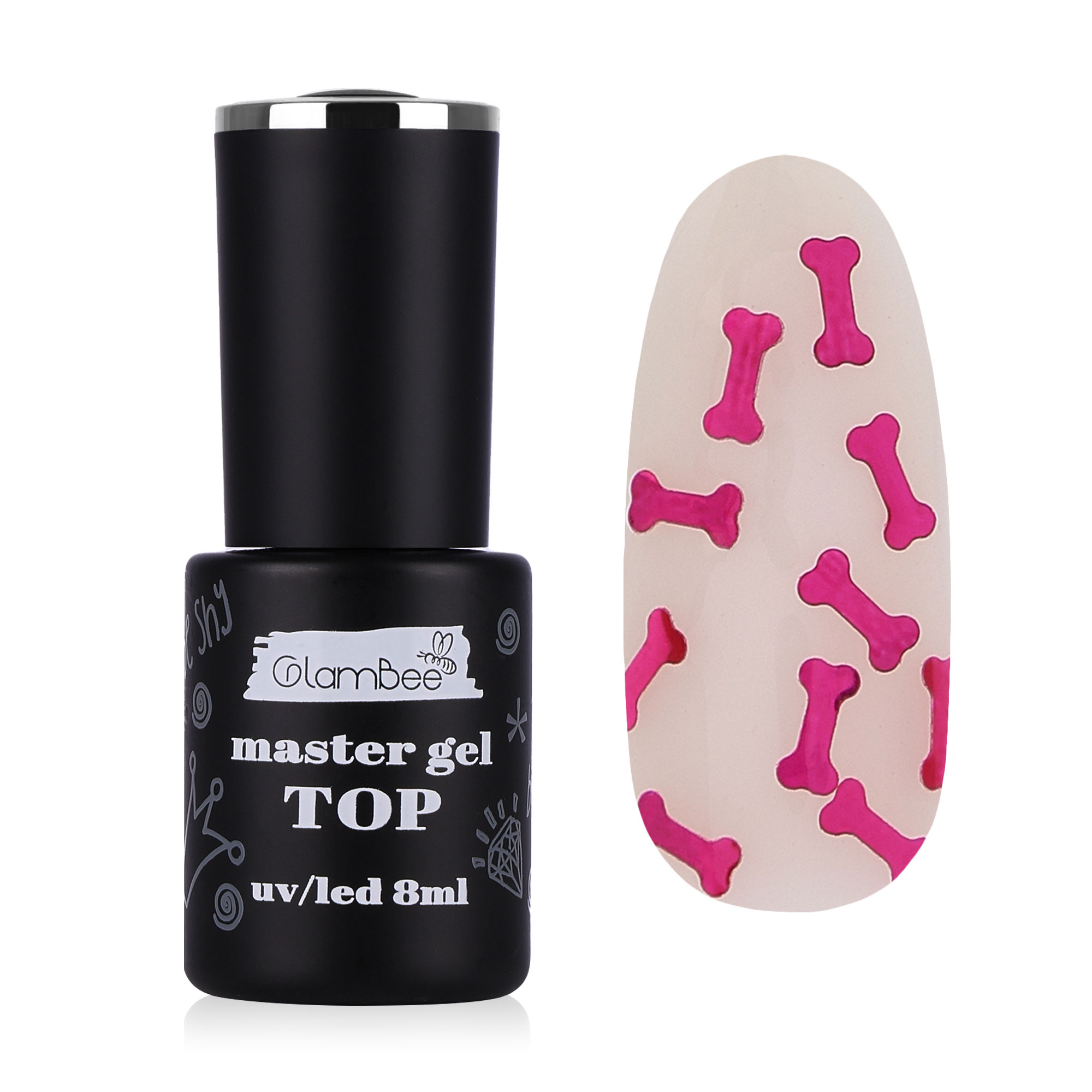 Верхнє покриття для гель-лаку GlamBee MasterGel 01, 8 мл
Верхнє покриття для гель-лаку GlamBee MasterGel 01, 8 мл