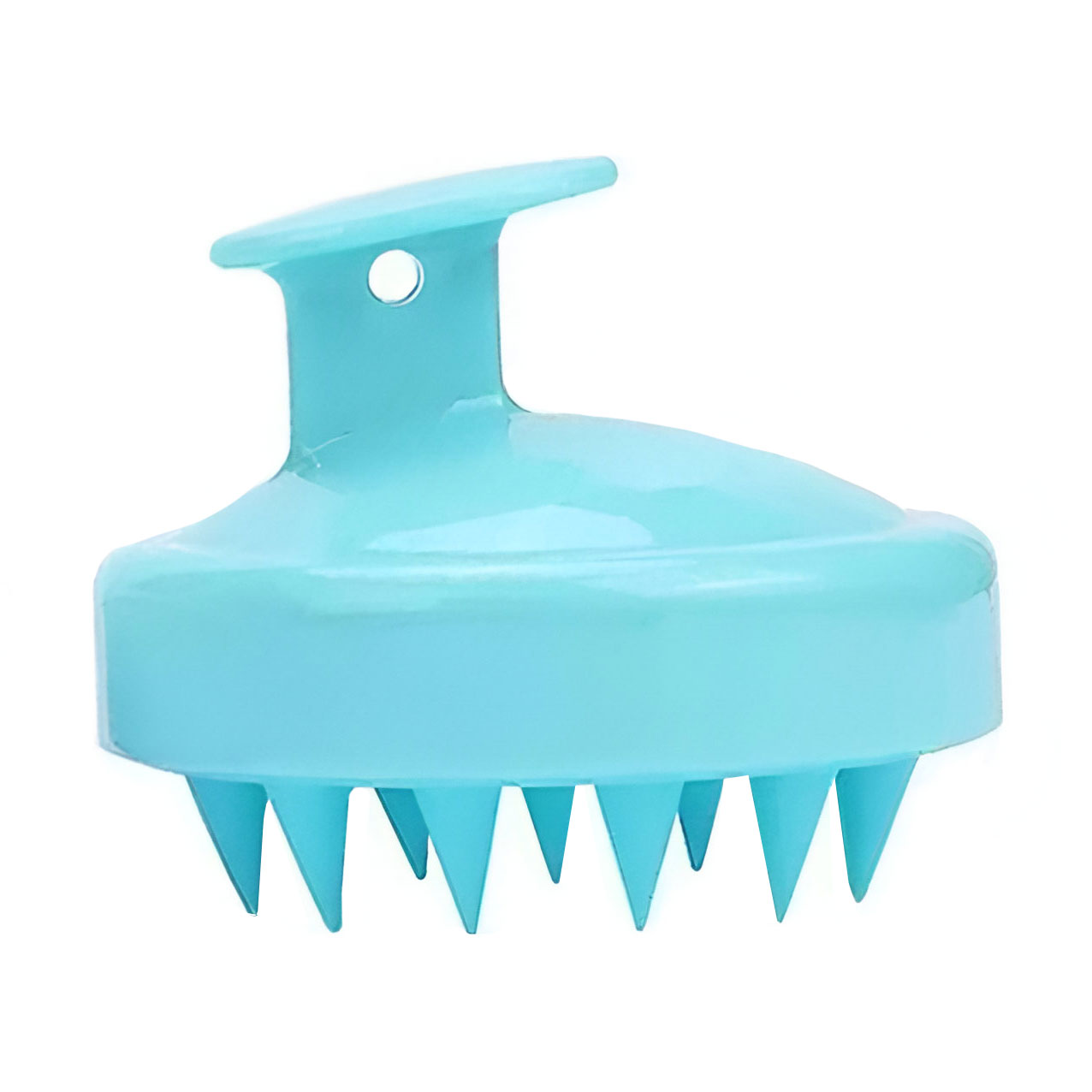 Щітка-масажер для шкіри голови Cosmo Shop силіконова, кругла з ручкою, матова блакитна, 1 шт (CS041MB)
Щітка-масажер для шкіри голови Cosmo Shop силіконова, кругла з ручкою, матова блакитна, 1 шт (CS041MB)