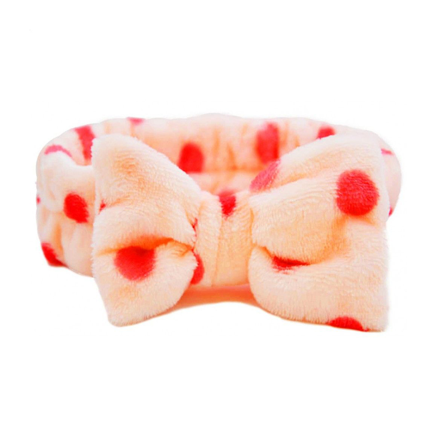 Пов'язка косметична Cosmo Shop Бантик, блідо-рожева з червоним горошком, 1 шт (CS11008)
Пов'язка косметична Cosmo Shop Бантик, блідо-рожева з червоним горошком, 1 шт (CS11008)