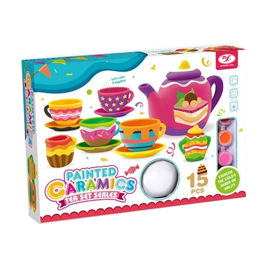 Дитячий набір XINGXING YUAN для розпису керамічного посуду, від 3 років, 15 предметів (WFM930754)
Дитячий набір XINGXING YUAN для розпису керамічного посуду, від 3 років, 15 предметів (WFM930754)