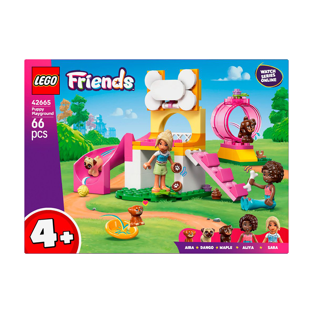 Конструктор LEGO Friends Ігровий майданчик для цуценят, 66 деталей, від 4 років (42665)
Конструктор LEGO Friends Ігровий майданчик для цуценят, 66 деталей, від 4 років (42665)