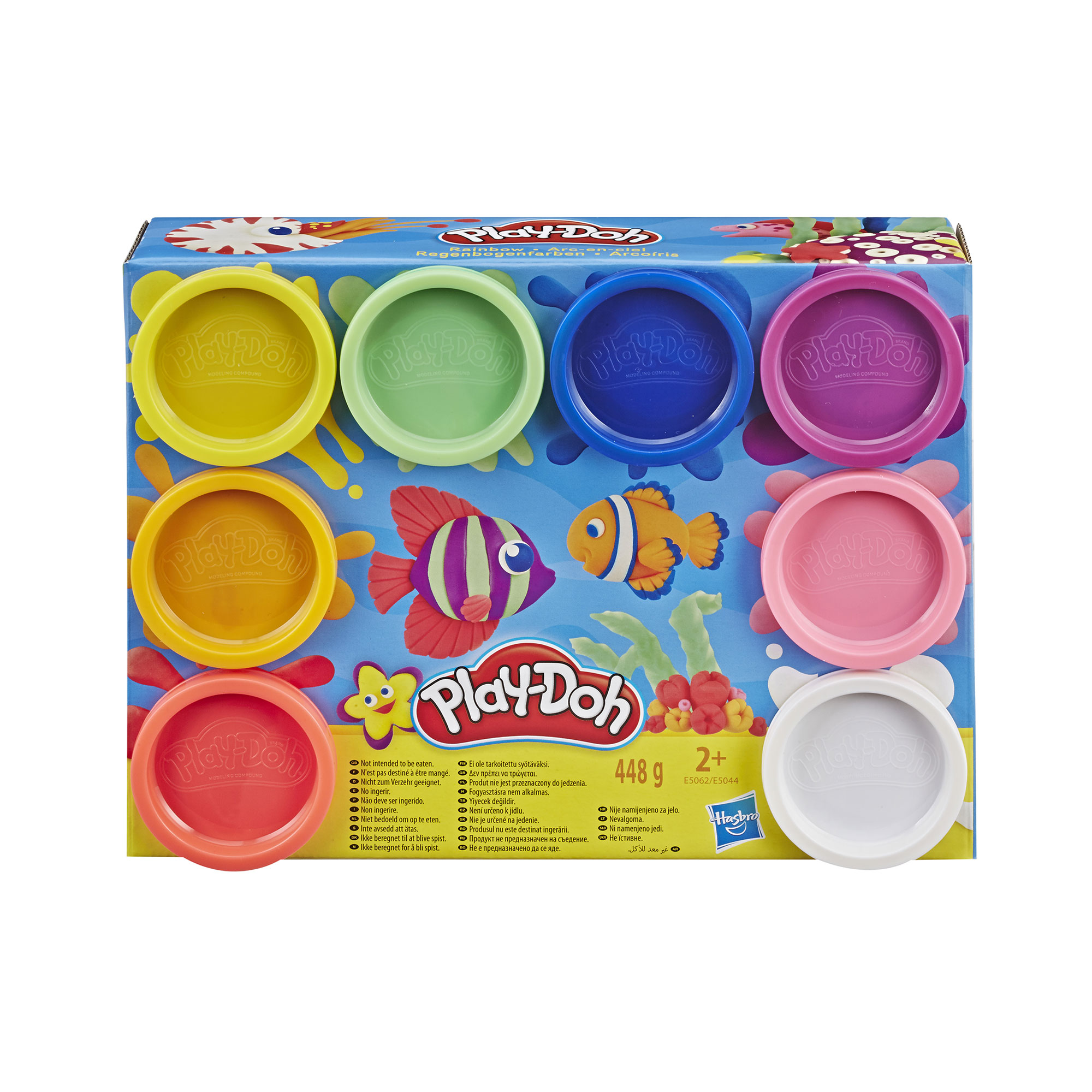 Набір маси для ліплення Play-Doh Rainbow, від 2 років, 8 баночок (E5044/E5062)
Набір маси для ліплення Play-Doh Rainbow, від 2 років, 8 баночок (E5044/E5062)