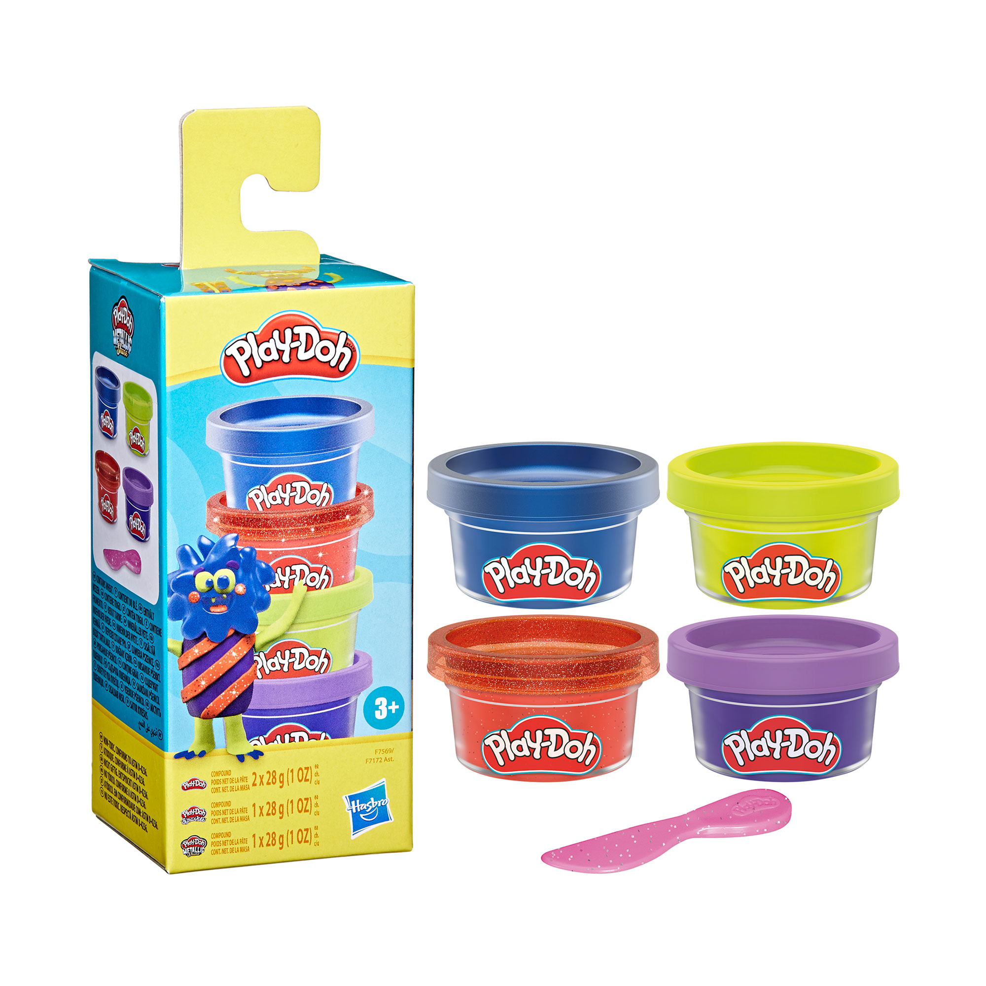 Набір маси для ліплення Play-Doh Irresistible Mini Theme 2, від 3 років, 4 баночки (F7172/F7569)
Набір маси для ліплення Play-Doh Irresistible Mini Theme 2, від 3 років, 4 баночки (F7172/F7569)