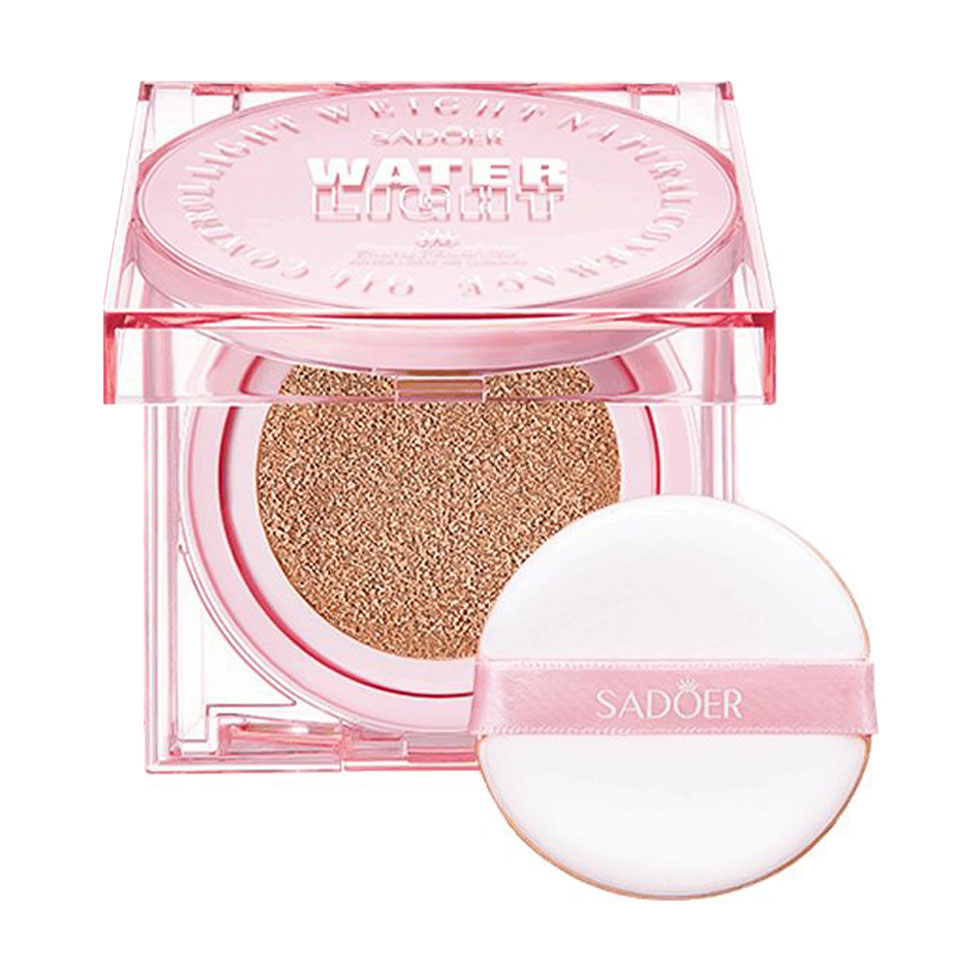 Зволожувальний кушон для обличчя Sadoer Water Light Air Cushion 02 Ivory, 10 г
Зволожувальний кушон для обличчя Sadoer Water Light Air Cushion 02 Ivory, 10 г
