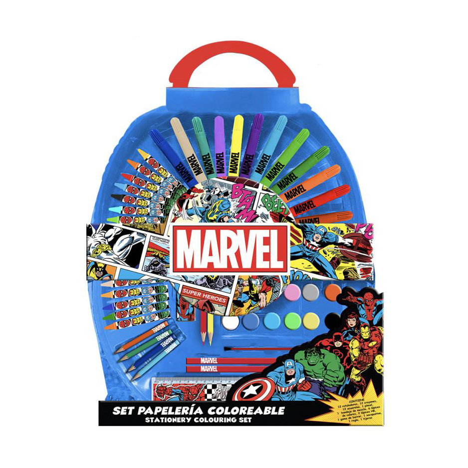 Дитячий набір для розмальовки Cerda 50 Pieces Avengers, від 3 років, 41*58*3 см, 50 предметів (2700001773)
Дитячий набір для розмальовки Cerda 50 Pieces Avengers, від 3 років, 41*58*3 см, 50 предметів (2700001773)