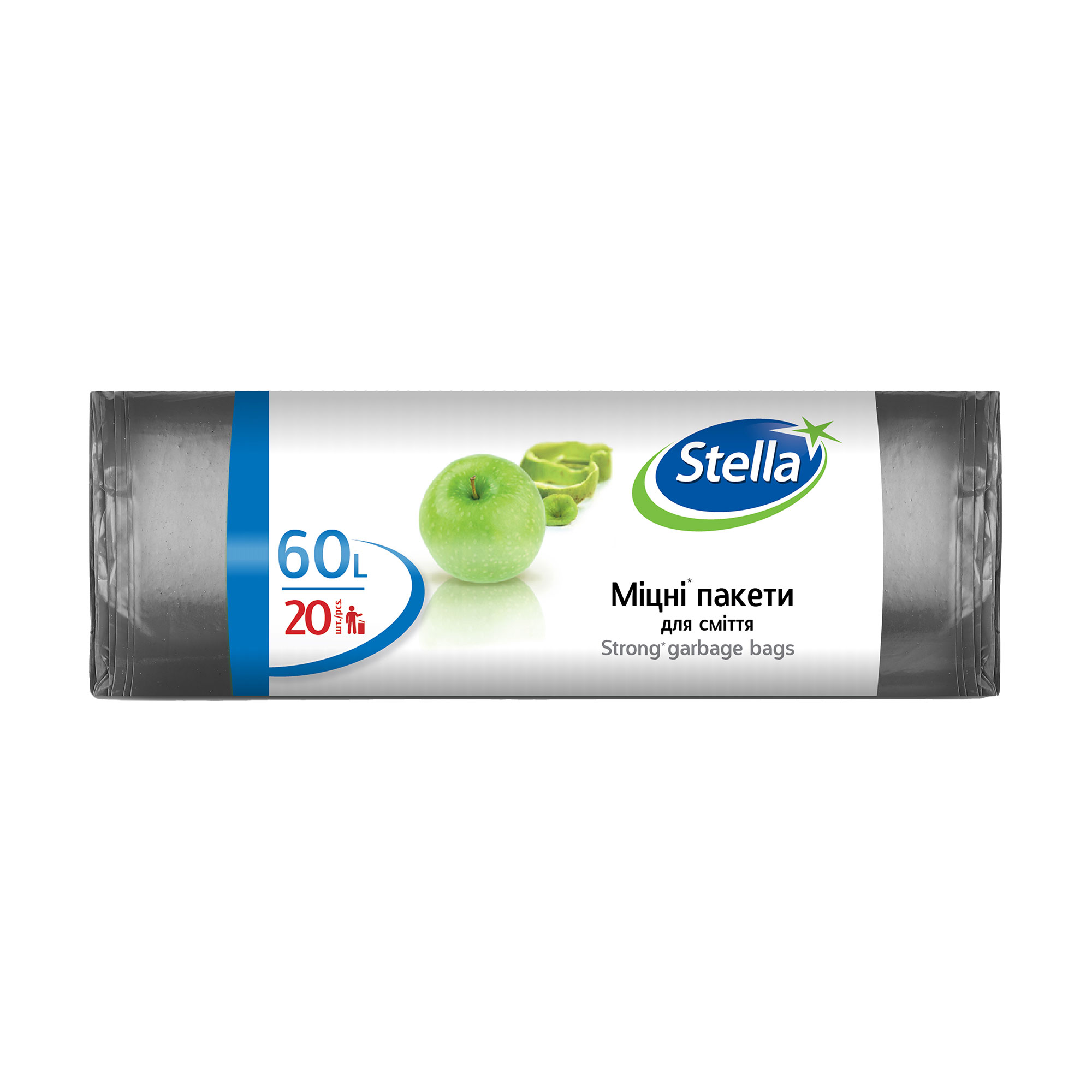 Пакети для сміття Stella Міцні, 60 л, 20 шт
Пакети для сміття Stella Міцні, 60 л, 20 шт