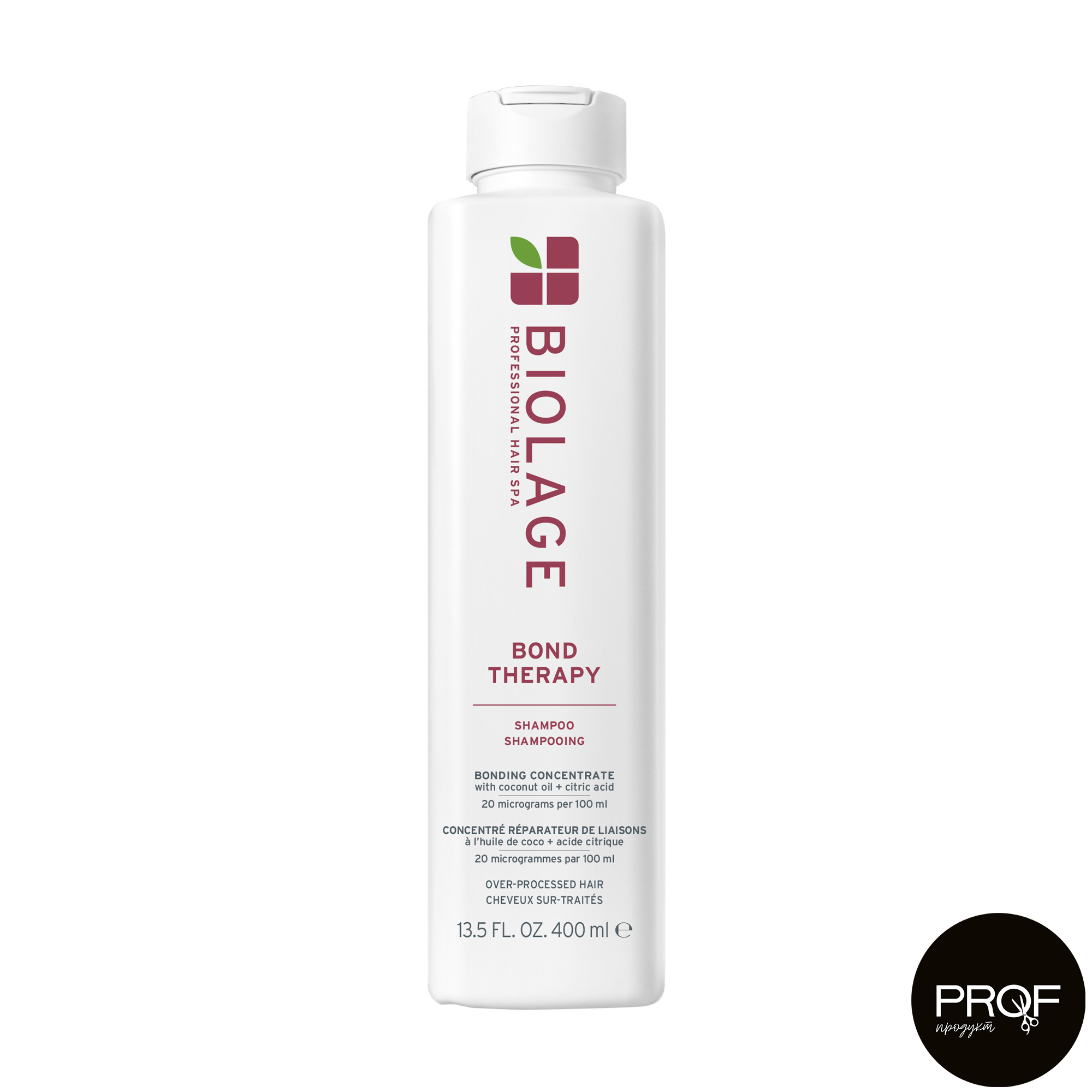 Шампунь Biolage Professional Bond Therapy Shampoo для хімічно пошкодженого волосся, 400 мл
Шампунь Biolage Professional Bond Therapy Shampoo для хімічно пошкодженого волосся, 400 мл