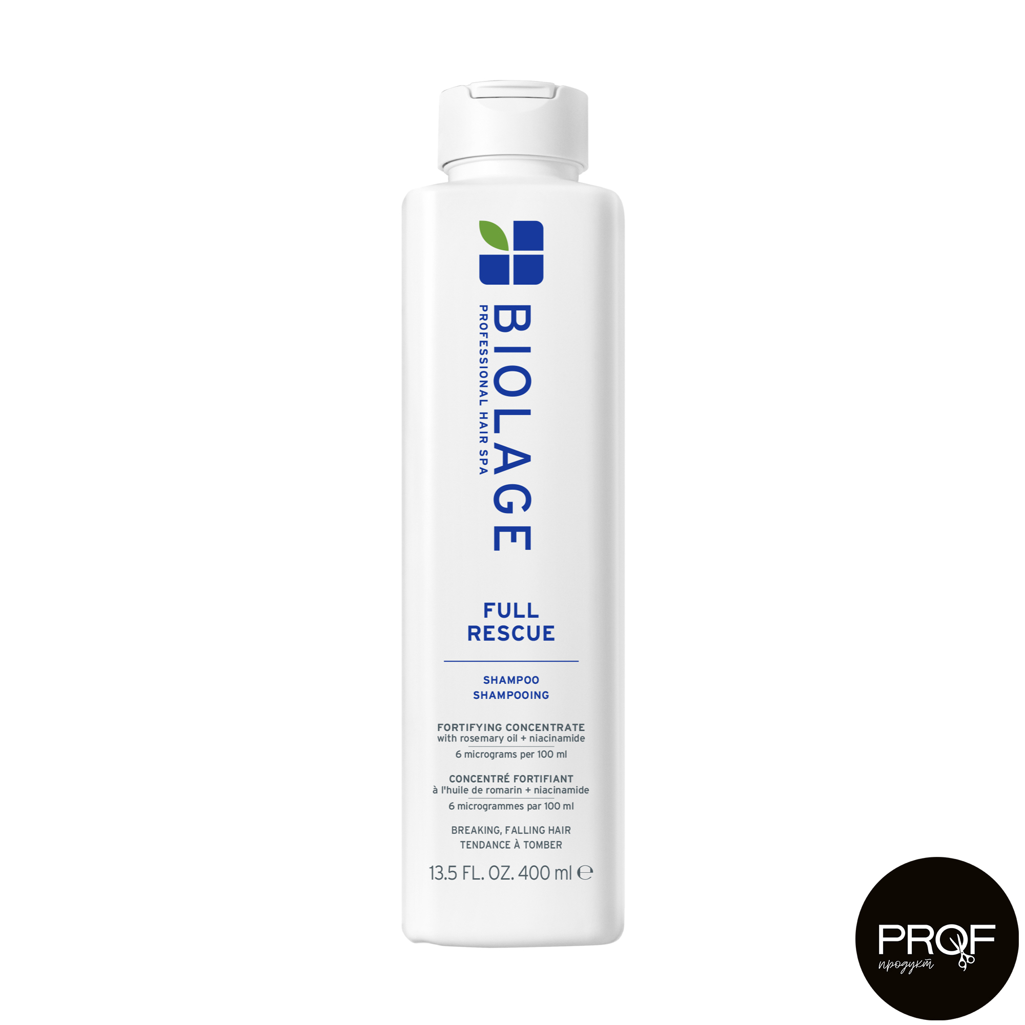Шампунь Biolage Professional Full Rescue Shampoo для ламкого та схильного до випадіння волосся, 400 мл
Шампунь Biolage Professional Full Rescue Shampoo для ламкого та схильного до випадіння волосся, 400 мл