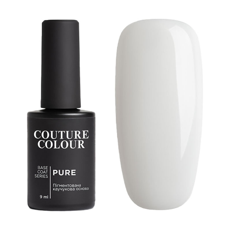 Камуфлювальна каучукова база для гель-лаку Couture Colour Pure Base Coat 01 Молочний, 9 мл
Камуфлювальна каучукова база для гель-лаку Couture Colour Pure Base Coat 01 Молочний, 9 мл