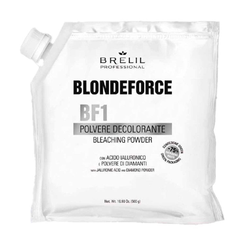 Освітлювальна пудра для волосся Brelil Blondeforce BF1 Bleaching Powder, 500 г
Освітлювальна пудра для волосся Brelil Blondeforce BF1 Bleaching Powder, 500 г