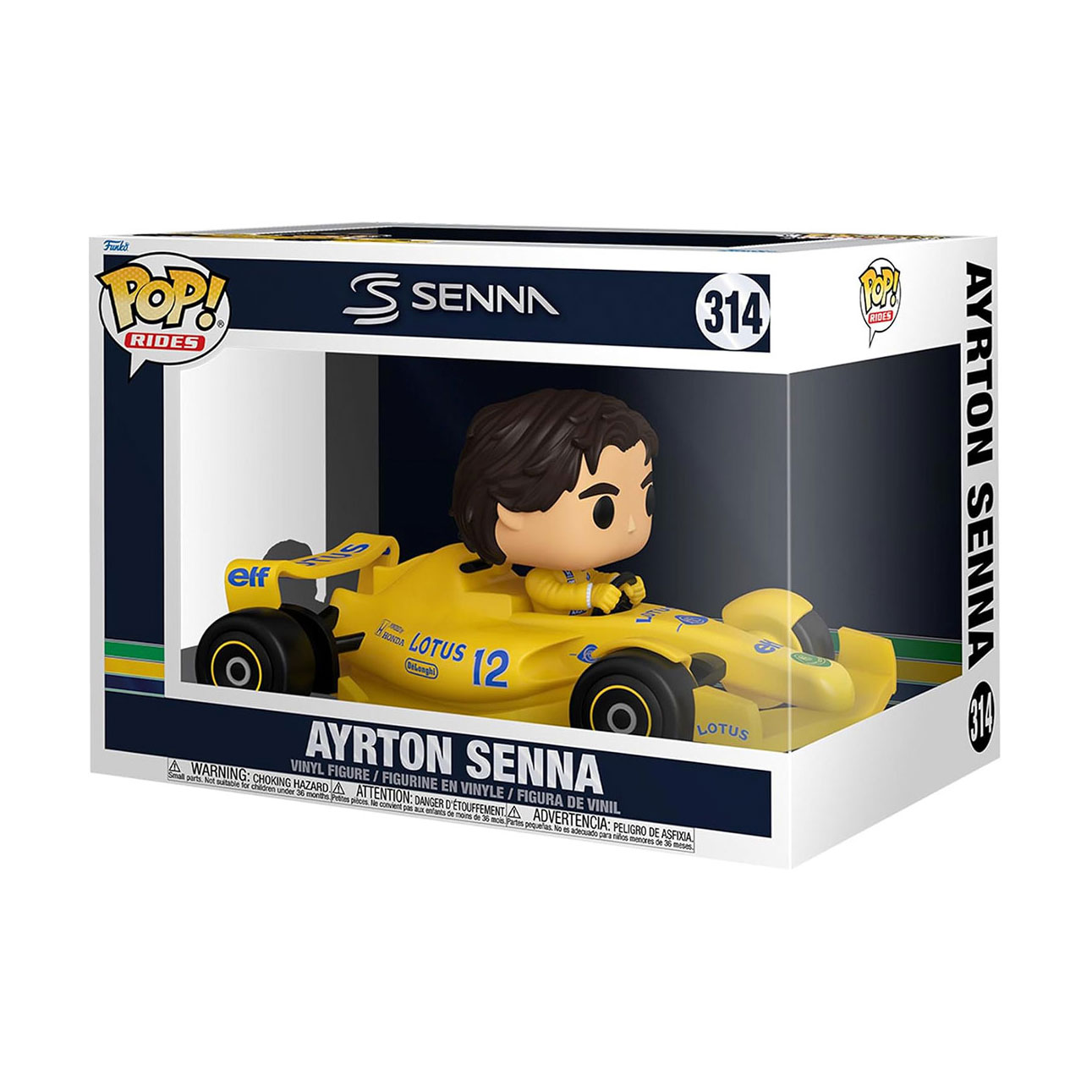 Ігрова фігурка Funko Pop! серії Формула-1, Айртон Сенна в боліді, від 3 років (86181)
Ігрова фігурка Funko Pop! серії Формула-1, Айртон Сенна в боліді, від 3 років (86181)