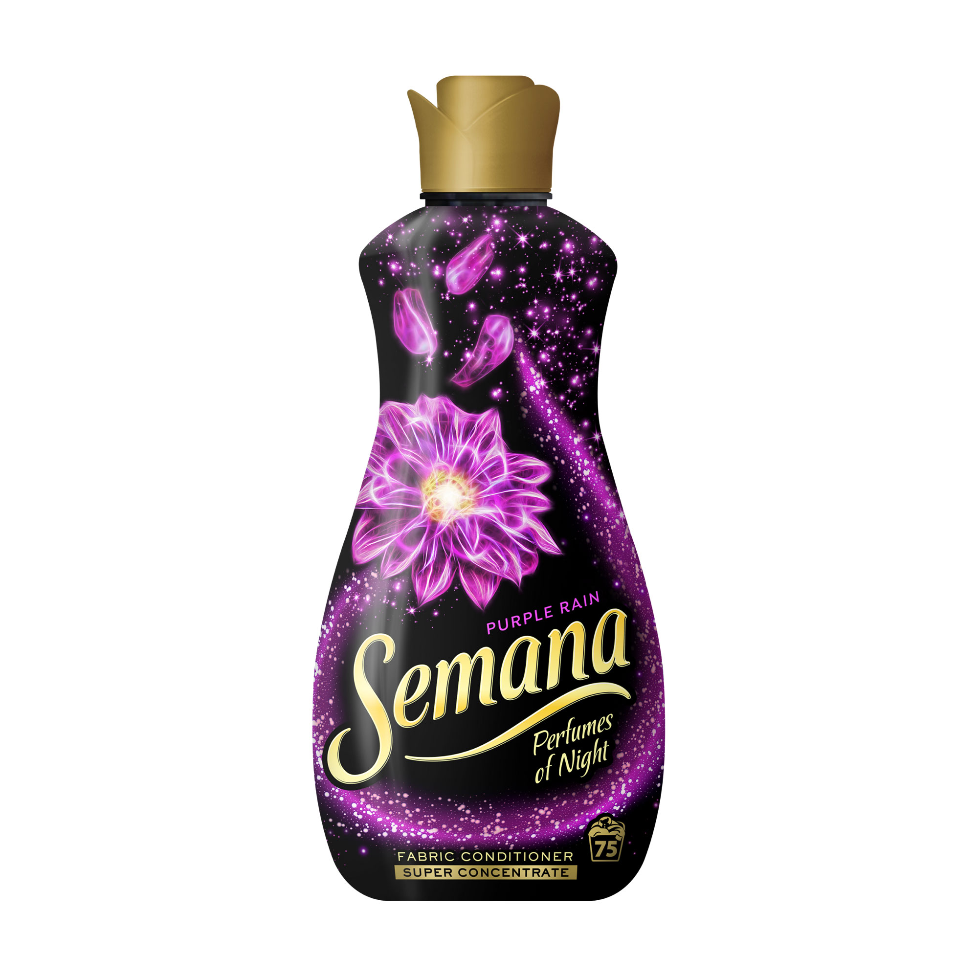 Кондиціонер для білизни Semana Perfumes Of Night Purple Rain, 75 циклів прання, 1.65 л
Кондиціонер для білизни Semana Perfumes Of Night Purple Rain, 75 циклів прання, 1.65 л