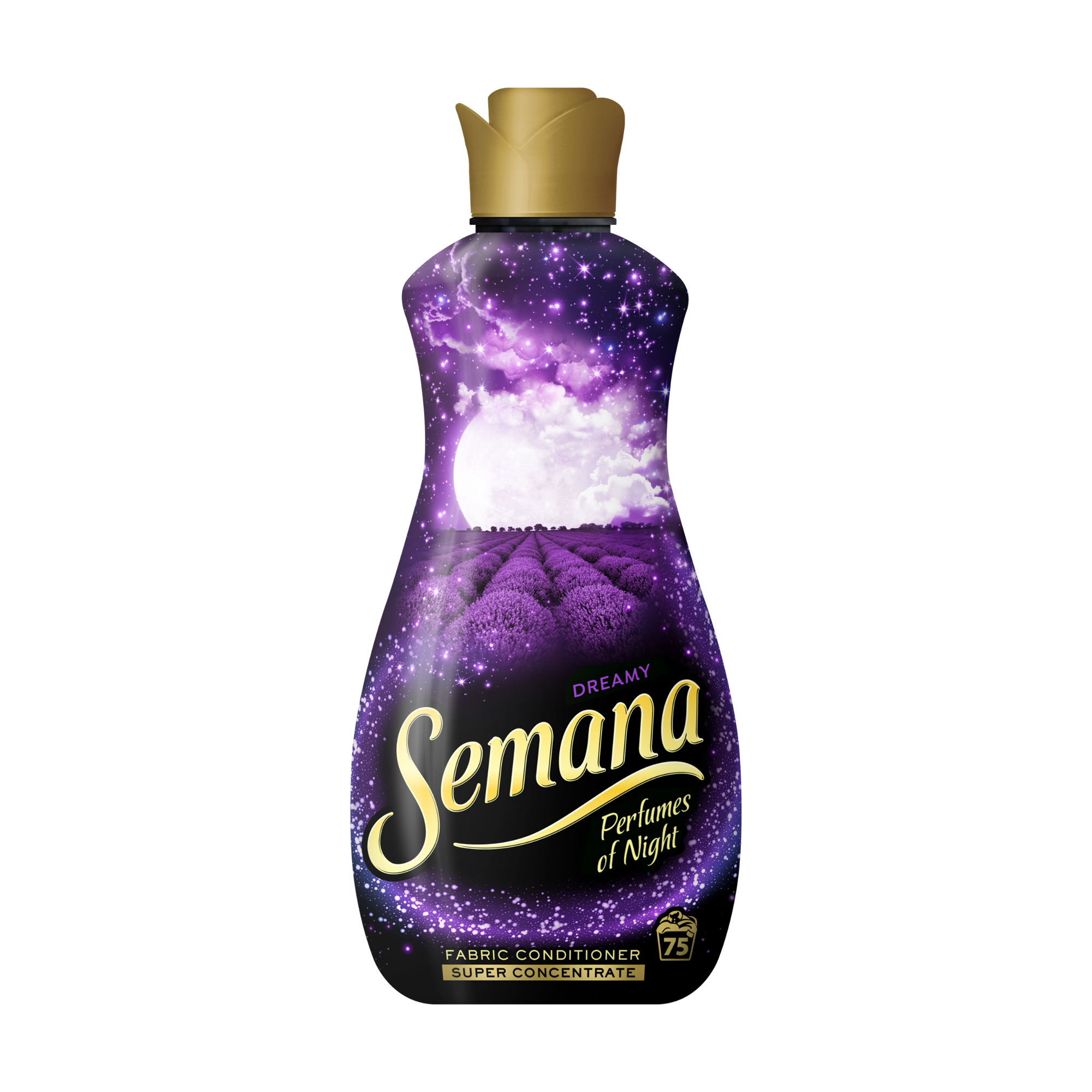 Кондиціонер для білизни Semana Perfumes of Night Dreamy, 75 циклів прання, 1.65 л
Кондиціонер для білизни Semana Perfumes of Night Dreamy, 75 циклів прання, 1.65 л