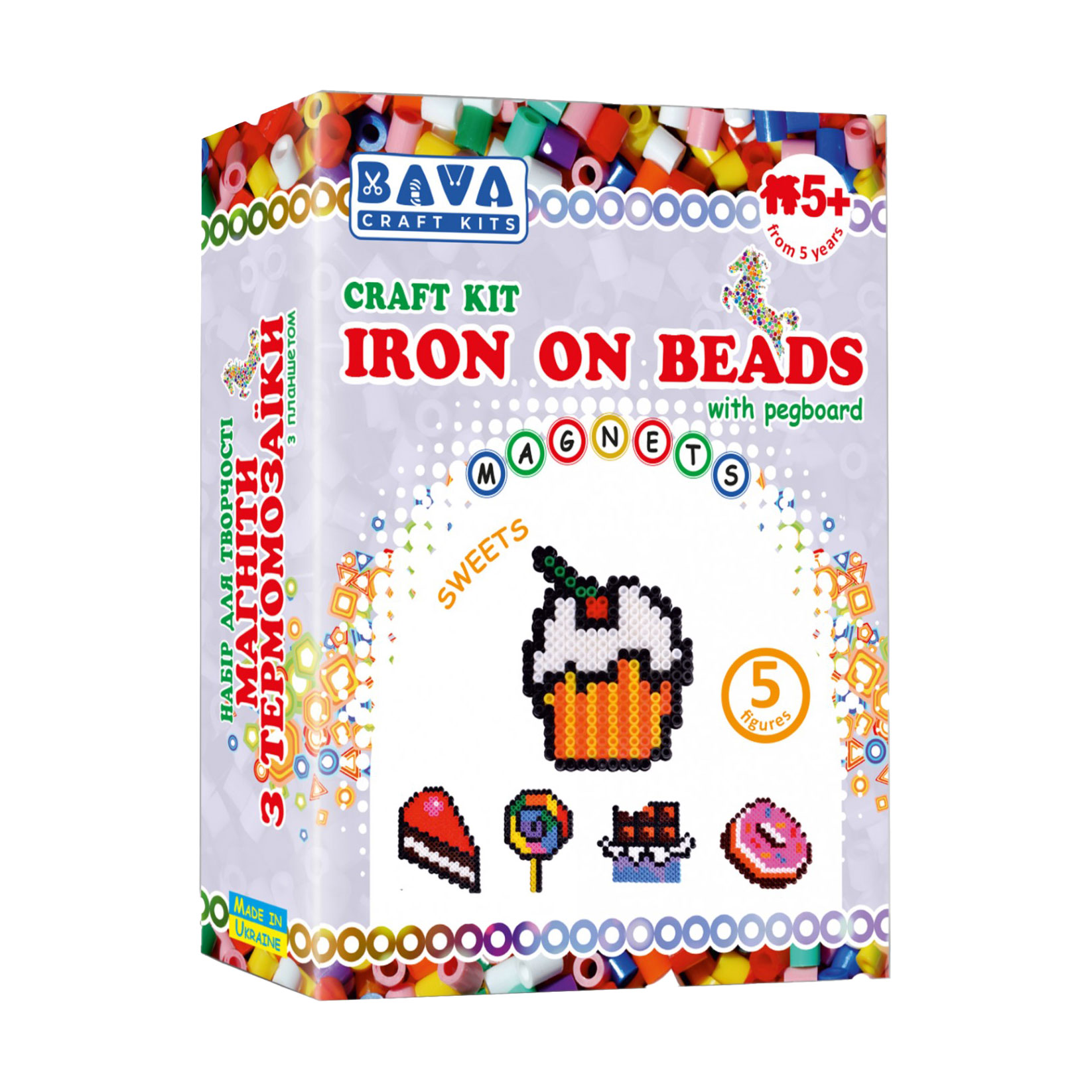 Набір для творчості Умняшка Магніти з термомозаїки Солодощі, від 5 років (ТМ-007)
Набір для творчості Умняшка Магніти з термомозаїки Солодощі, від 5 років (ТМ-007)