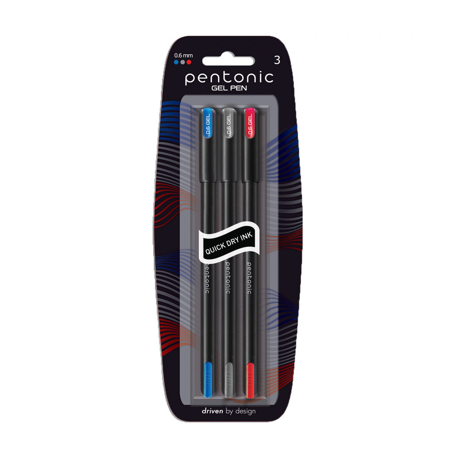 Набір гелевих ручок LINC Pentonic, мікс кольорів, 0.6 мм, 3 шт (420412)
Набір гелевих ручок LINC Pentonic, мікс кольорів, 0.6 мм, 3 шт (420412)