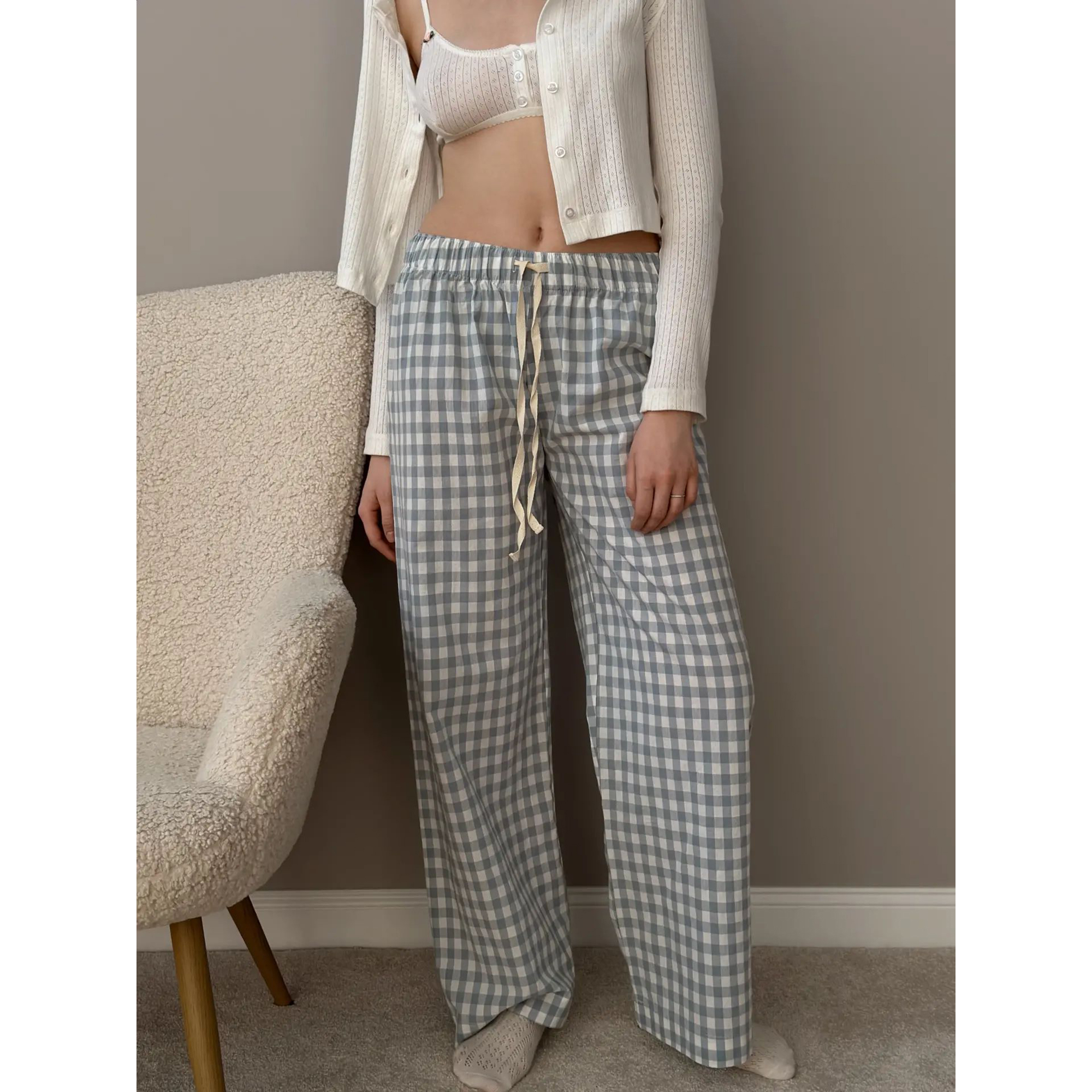 Штани жіночі Miso Бавовна варена, моно, клітинка блакитна, розмір L (14931)
Штани жіночі Miso Бавовна варена, моно, клітинка блакитна, розмір L (14931)