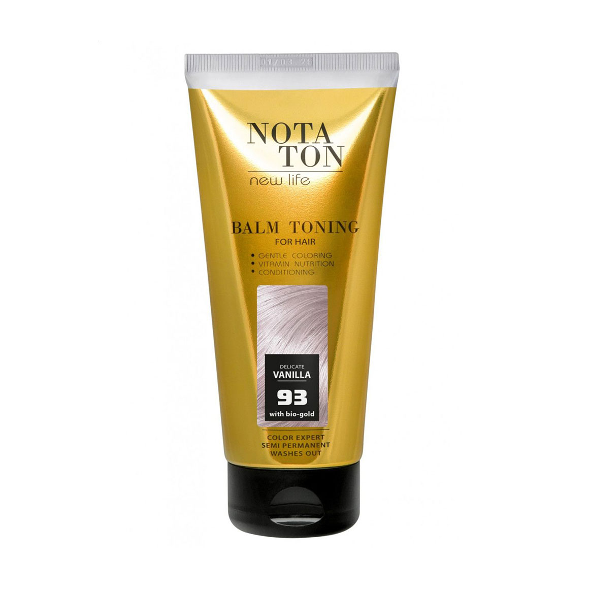 Тонувальний бальзам для волосся Notaton New Life Balm Toning з біо-золотом, 93 Ніжна ваніль, 150 мл
Тонувальний бальзам для волосся Notaton New Life Balm Toning з біо-золотом, 93 Ніжна ваніль, 150 мл