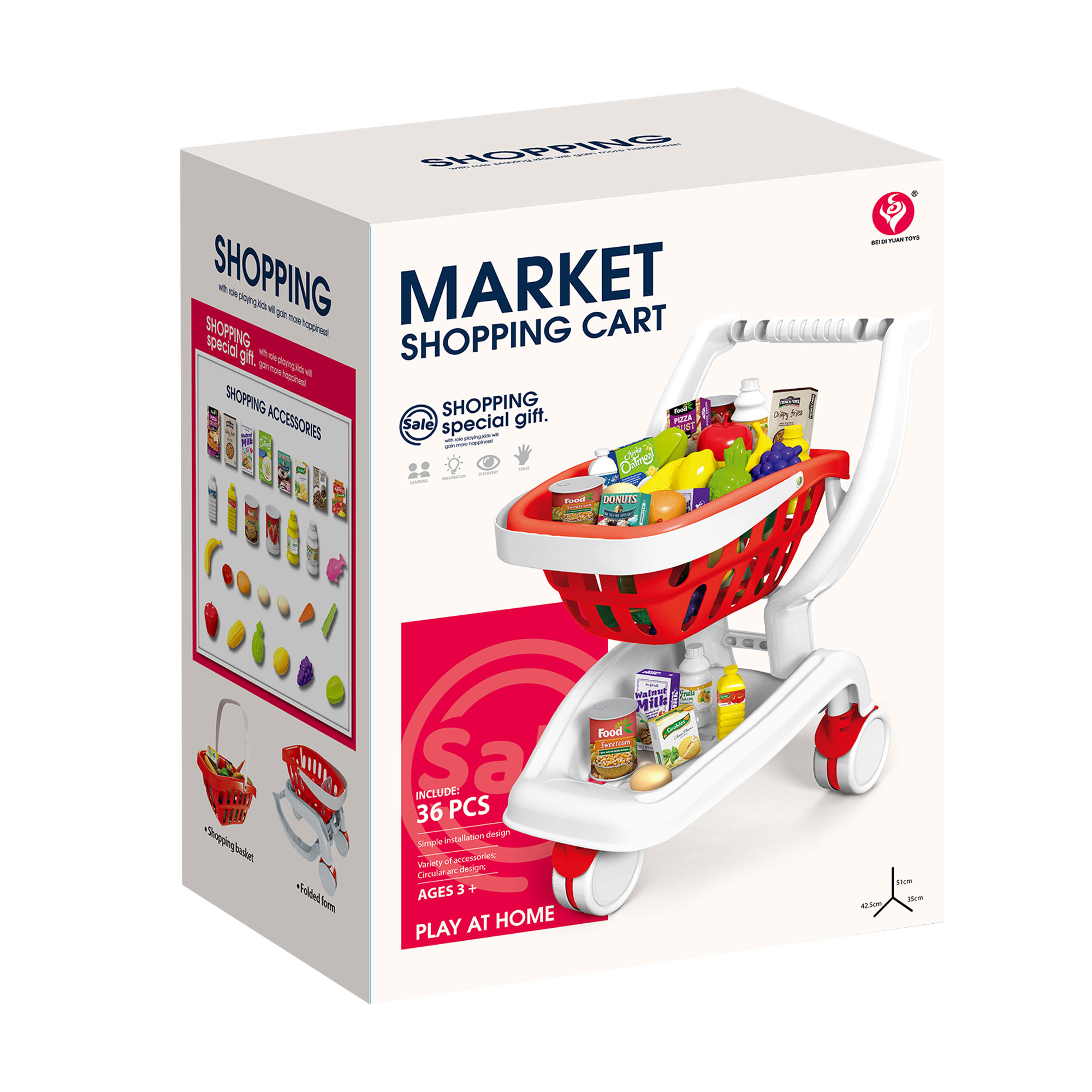 Дитячий ігровий набір BEI DI YUAN TOYS Візок покупок з продуктами, від 3 років (922-150)
Дитячий ігровий набір BEI DI YUAN TOYS Візок покупок з продуктами, від 3 років (922-150)