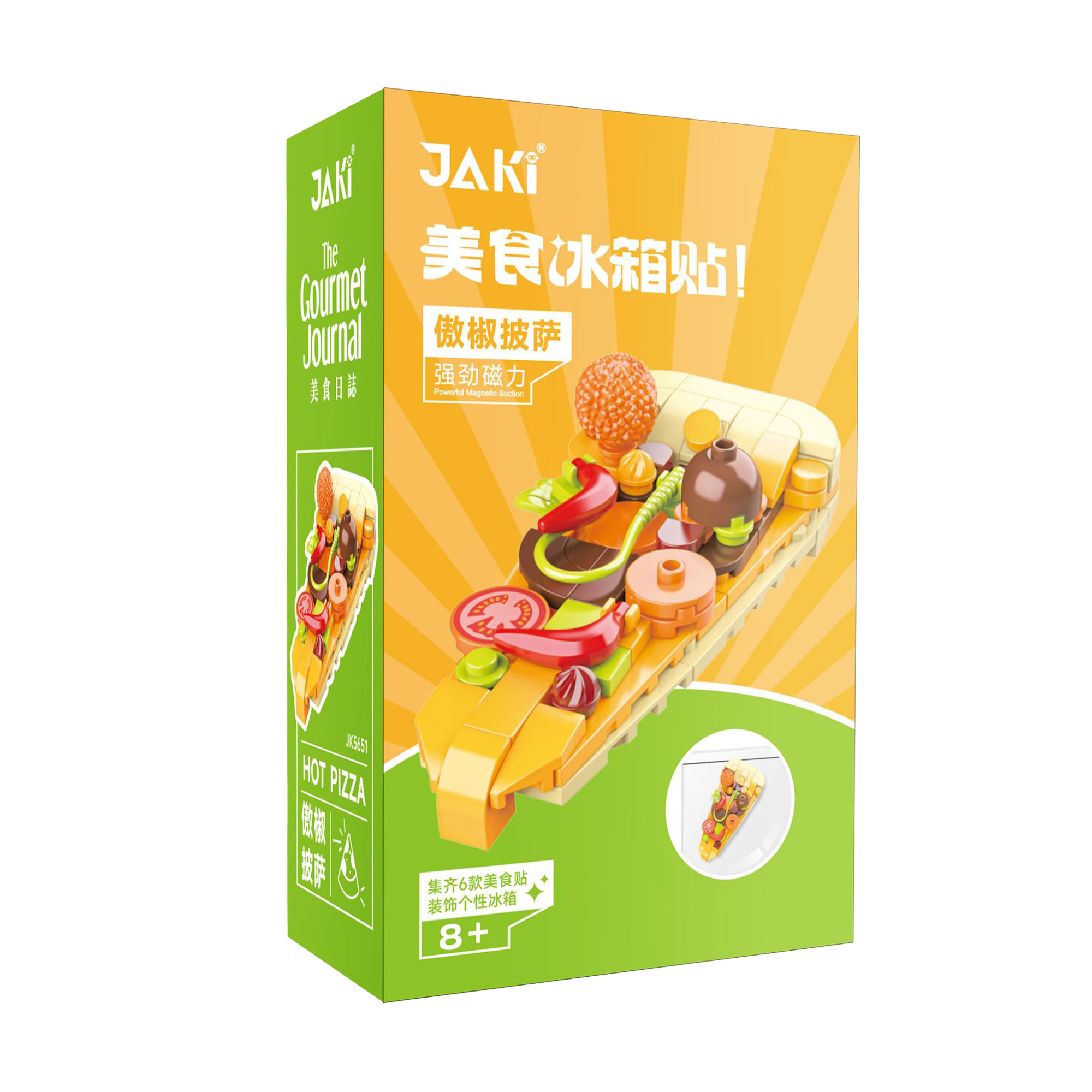 Дитячий конструктор JAKI Шматочок піци, 85 деталей, від 8 років (JK5651)
Дитячий конструктор JAKI Шматочок піци, 85 деталей, від 8 років (JK5651)