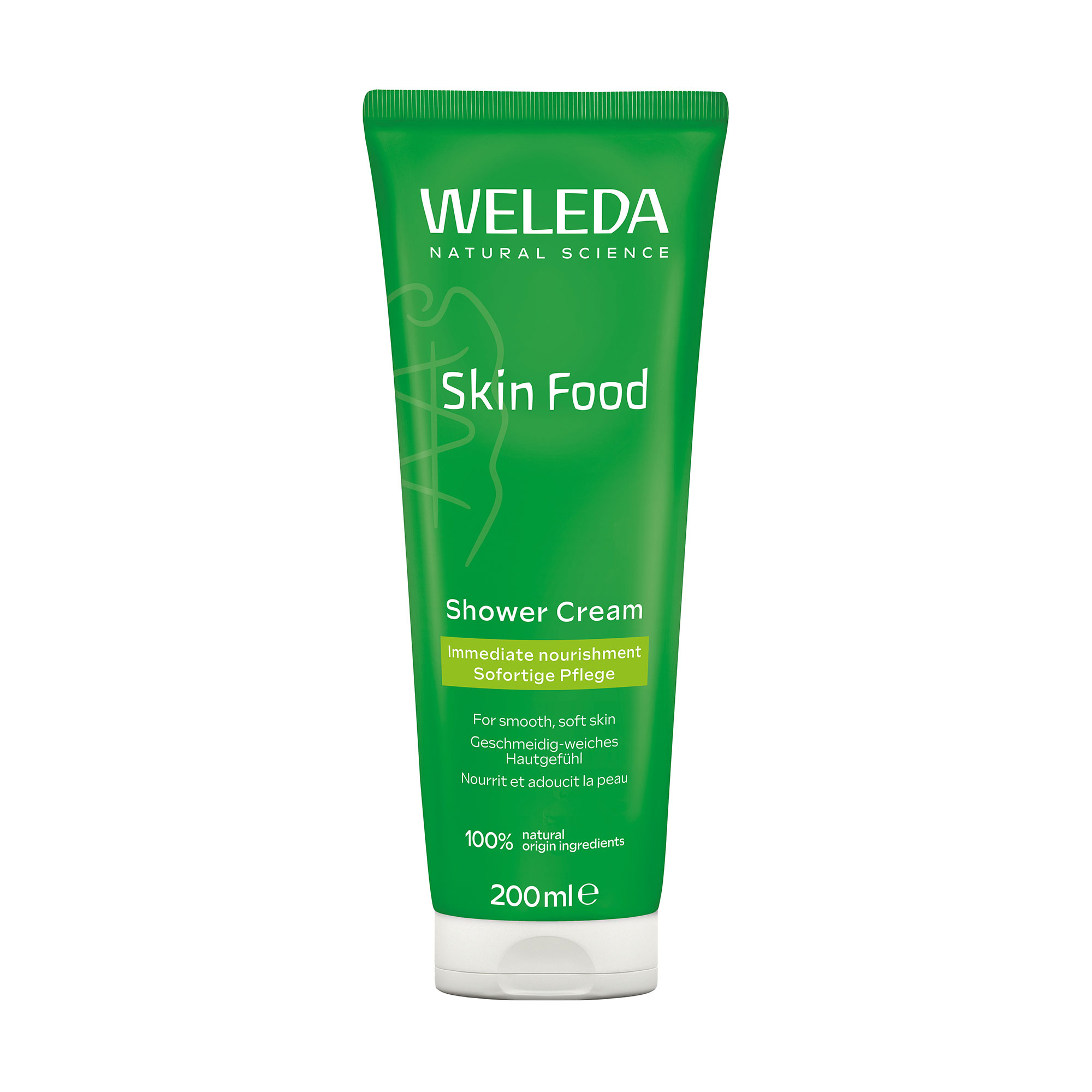 Крем-гель для душу Weleda Skin Food Shower Cream, 200 мл
Крем-гель для душу Weleda Skin Food Shower Cream, 200 мл