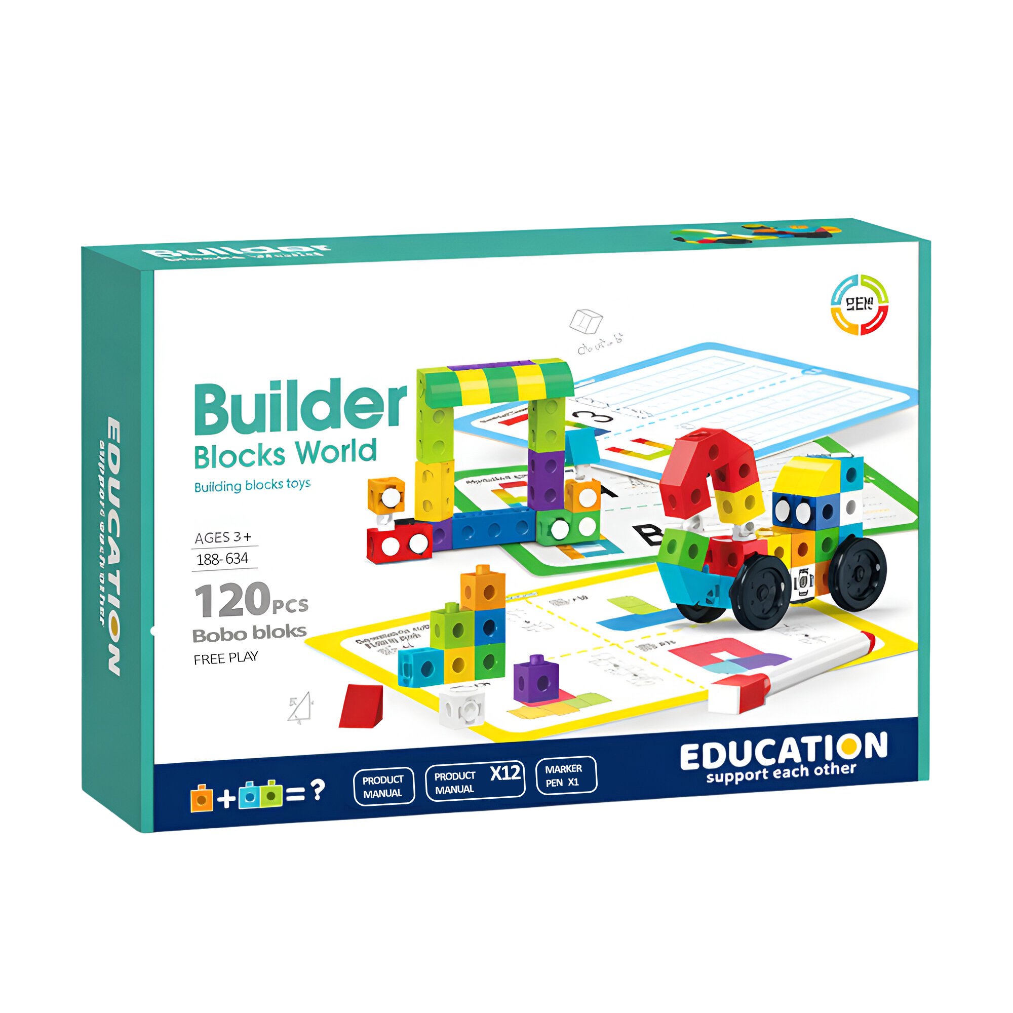 Дитячий конструктор KIDS HOME TOYS Грай та навчайся, від 3 років (188-634)
Дитячий конструктор KIDS HOME TOYS Грай та навчайся, від 3 років (188-634)