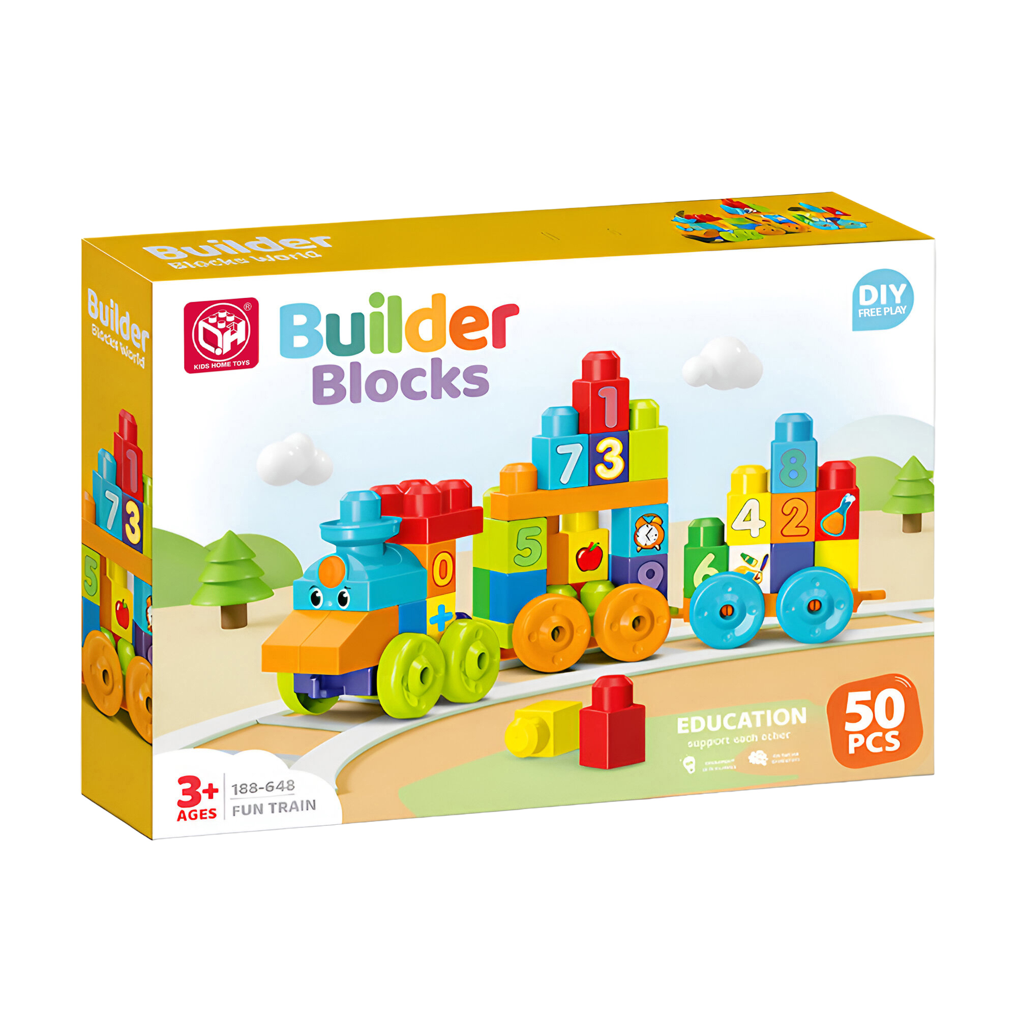 Дитячий конструктор KIDS HOME TOYS Кольоровий потяг, від 3 років (188-648)
Дитячий конструктор KIDS HOME TOYS Кольоровий потяг, від 3 років (188-648)