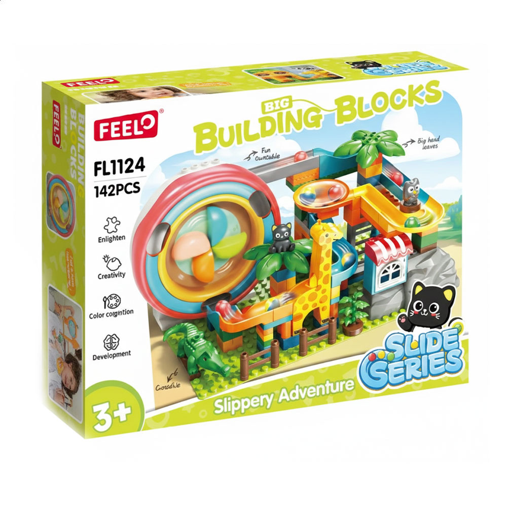 Дитячий конструктор FEELO TOYS Пригода зі звірями, 142 деталі, від 3 років (FL1124)
Дитячий конструктор FEELO TOYS Пригода зі звірями, 142 деталі, від 3 років (FL1124)