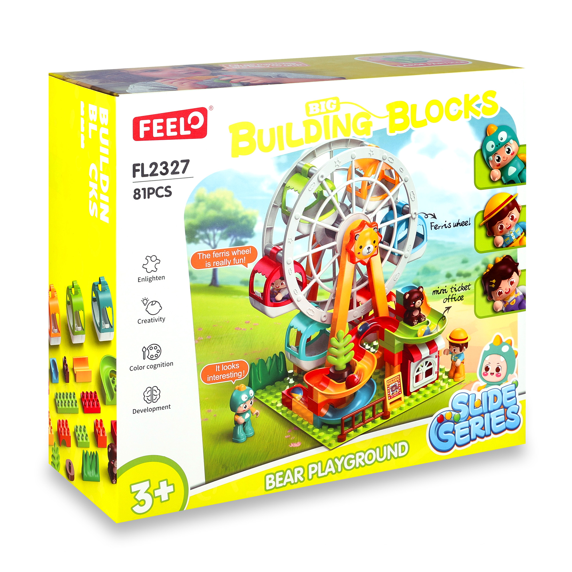 Дитячий конструктор FEELO TOYS Оглядове колесо, 81 деталь, від 3 років (FL2327)
Дитячий конструктор FEELO TOYS Оглядове колесо, 81 деталь, від 3 років (FL2327)