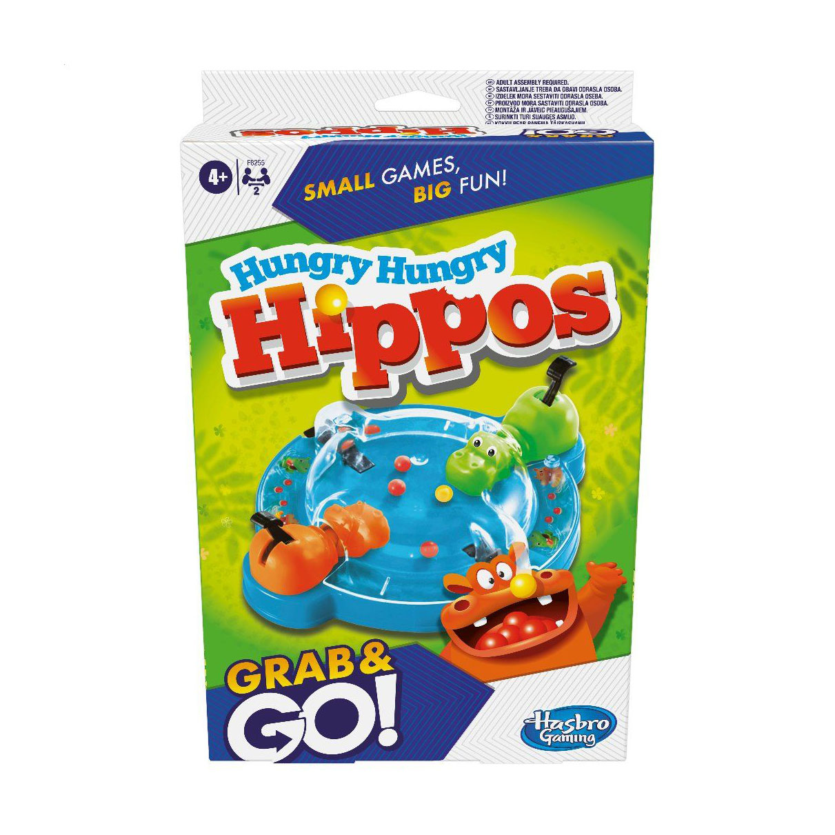 Настільна гра Hasbro Голодні бегемотики, дорожная версия, від 4 років (F8255)
Настільна гра Hasbro Голодні бегемотики, дорожная версия, від 4 років (F8255)