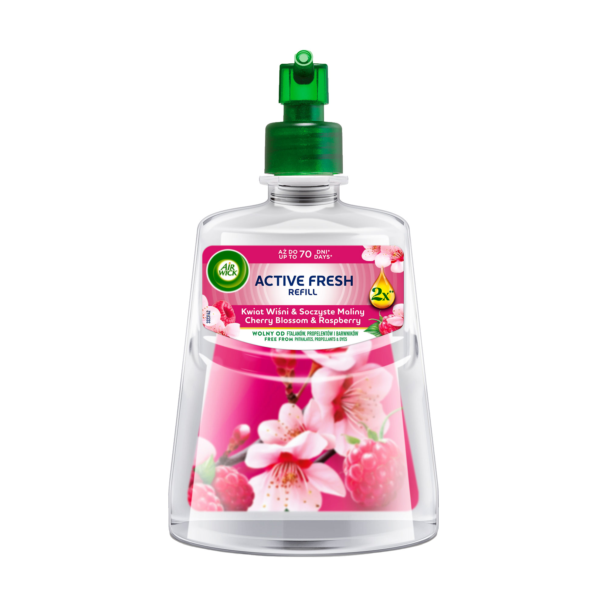 Змінний флакон до електричного ароматизатора повітря Air Wick Цвіт вишні та свіжість малини, 228 мл
Змінний флакон до електричного ароматизатора повітря Air Wick Цвіт вишні та свіжість малини, 228 мл