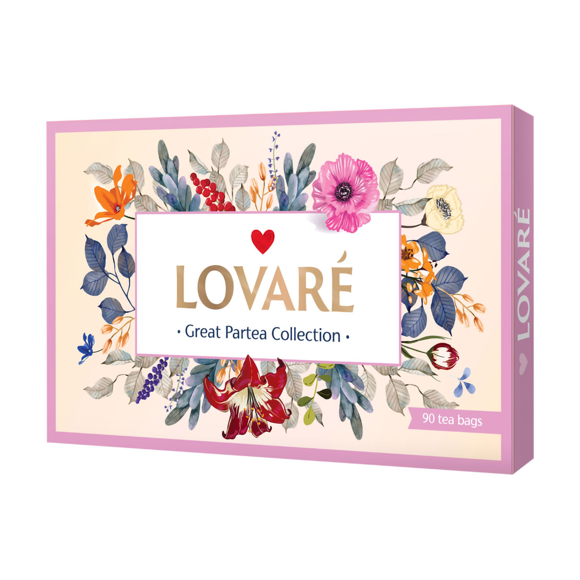 Уцінка! Набір чаю Lovare Great Partea Collection в пакетиках, 90 шт
Уцінка! Набір чаю Lovare Great Partea Collection в пакетиках, 90 шт