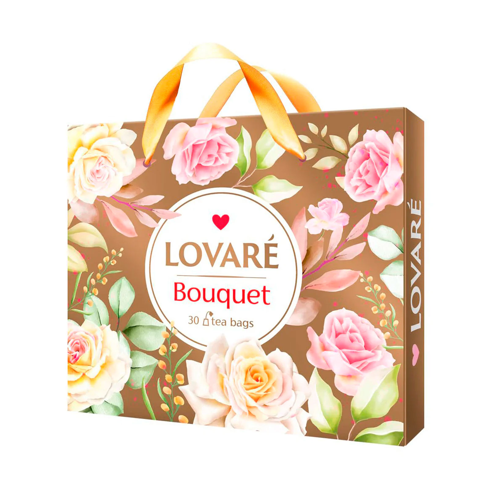 Набір чаю Lovare Bouquet в пакетиках, 30 шт
Набір чаю Lovare Bouquet в пакетиках, 30 шт