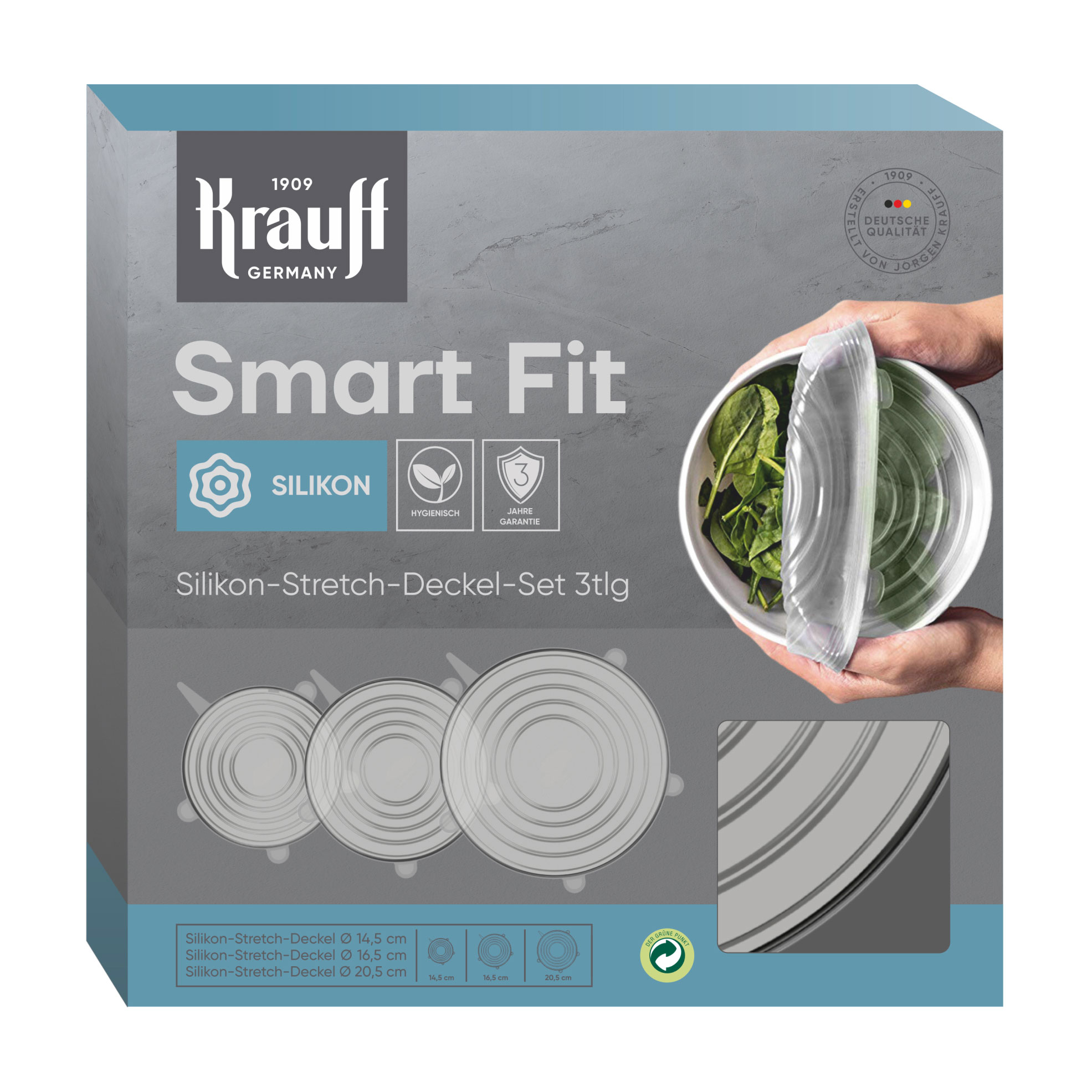 Набір силіконових кришок Krauff Smart Fit, 3 шт (29-298-044)
Набір силіконових кришок Krauff Smart Fit, 3 шт (29-298-044)