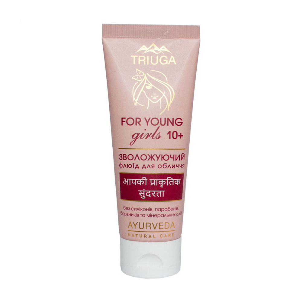Зволожувальний флюїд для обличчя Triuga Ayurveda For Young Girls 10+, 75 мл
Зволожувальний флюїд для обличчя Triuga Ayurveda For Young Girls 10+, 75 мл