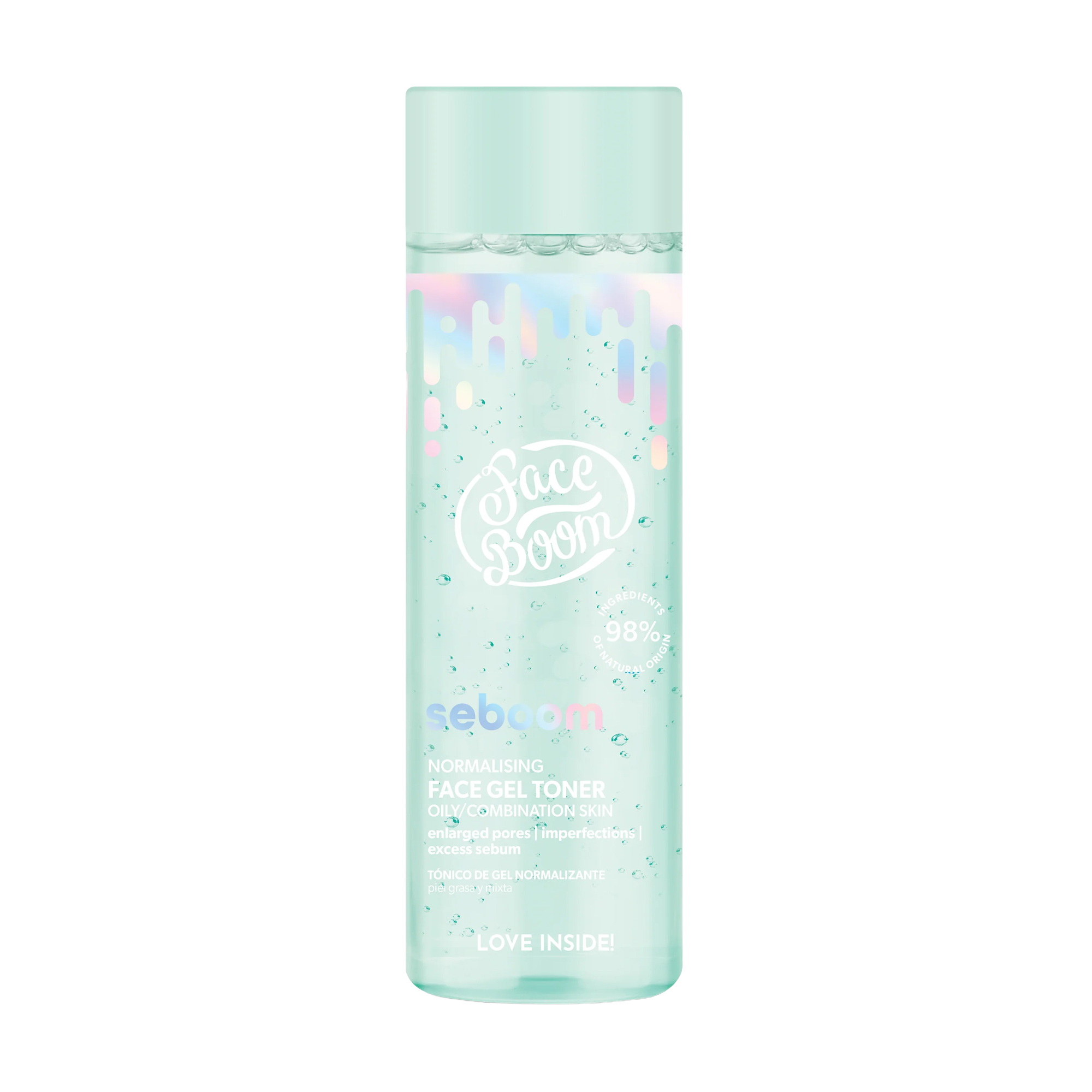 Нормалізувальний гель-тонік для обличчя Face Boom Seboom Normalising Face Gel Toner, 200 мл
Нормалізувальний гель-тонік для обличчя Face Boom Seboom Normalising Face Gel Toner, 200 мл