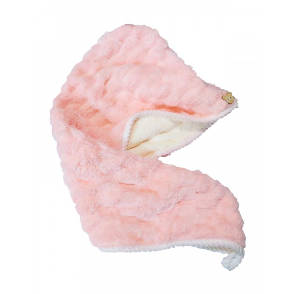 Рушник-тюрбан для сушіння волосся Cosmo Shop двосторонній, 59*24 см, рожевий, 1 шт (CS11046R)
Рушник-тюрбан для сушіння волосся Cosmo Shop двосторонній, 59*24 см, рожевий, 1 шт (CS11046R)