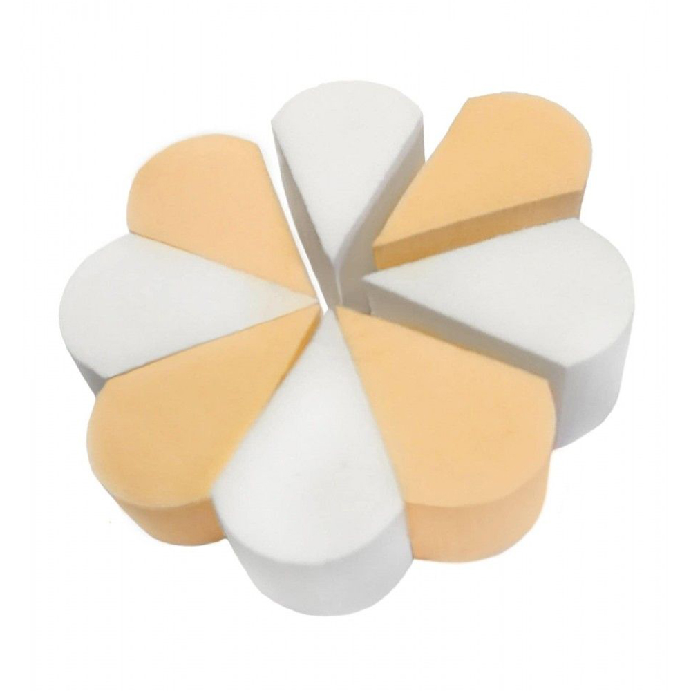 Набір спонжів для макіяжу Cosmo Shop Квітка сегментована, біло-бежевий, 8 шт (CS074WB)
Набір спонжів для макіяжу Cosmo Shop Квітка сегментована, біло-бежевий, 8 шт (CS074WB)