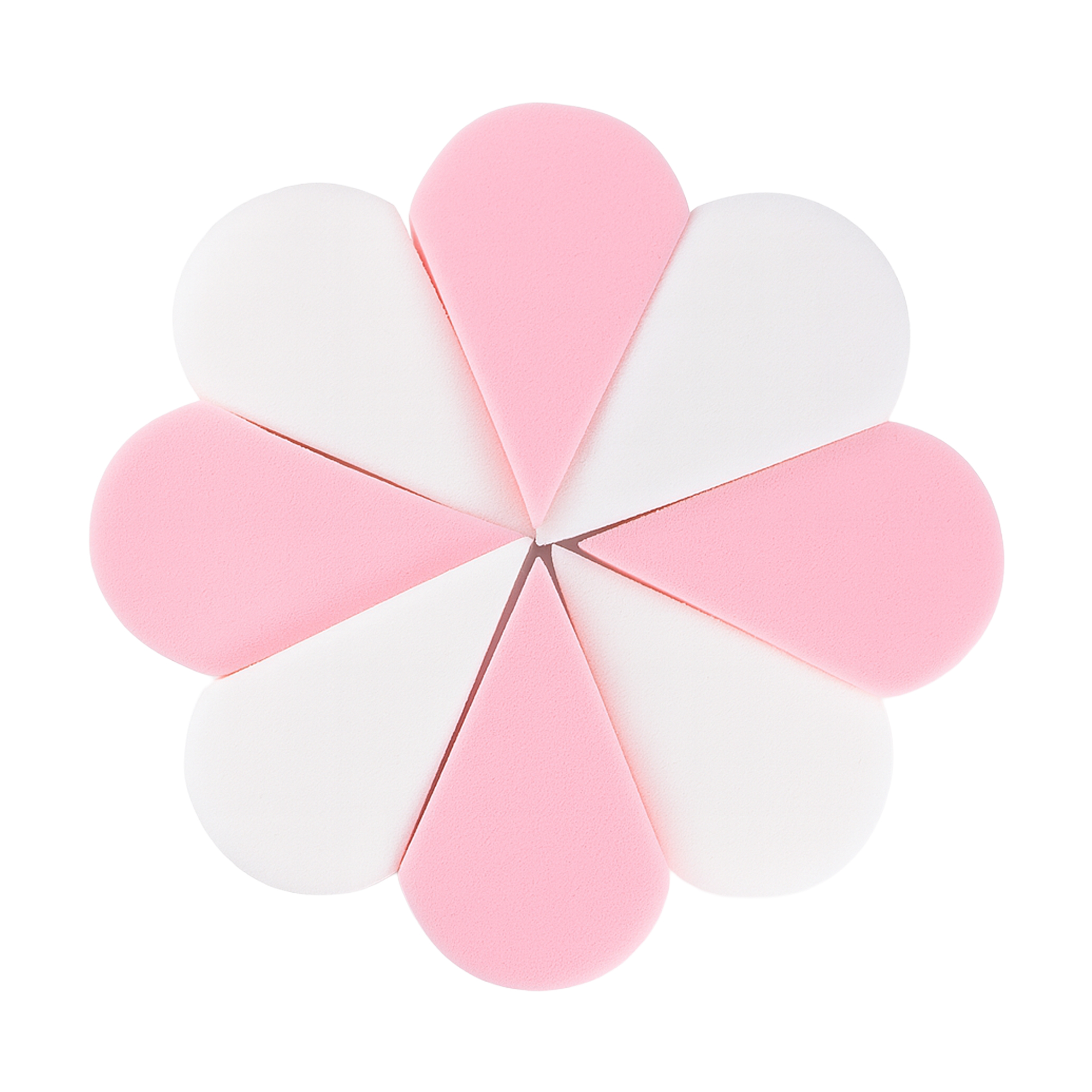 Набір спонжів для макіяжу Cosmo Shop Квітка сегментована, біло-рожевий, 8 шт (CS074WR)
Набір спонжів для макіяжу Cosmo Shop Квітка сегментована, біло-рожевий, 8 шт (CS074WR)