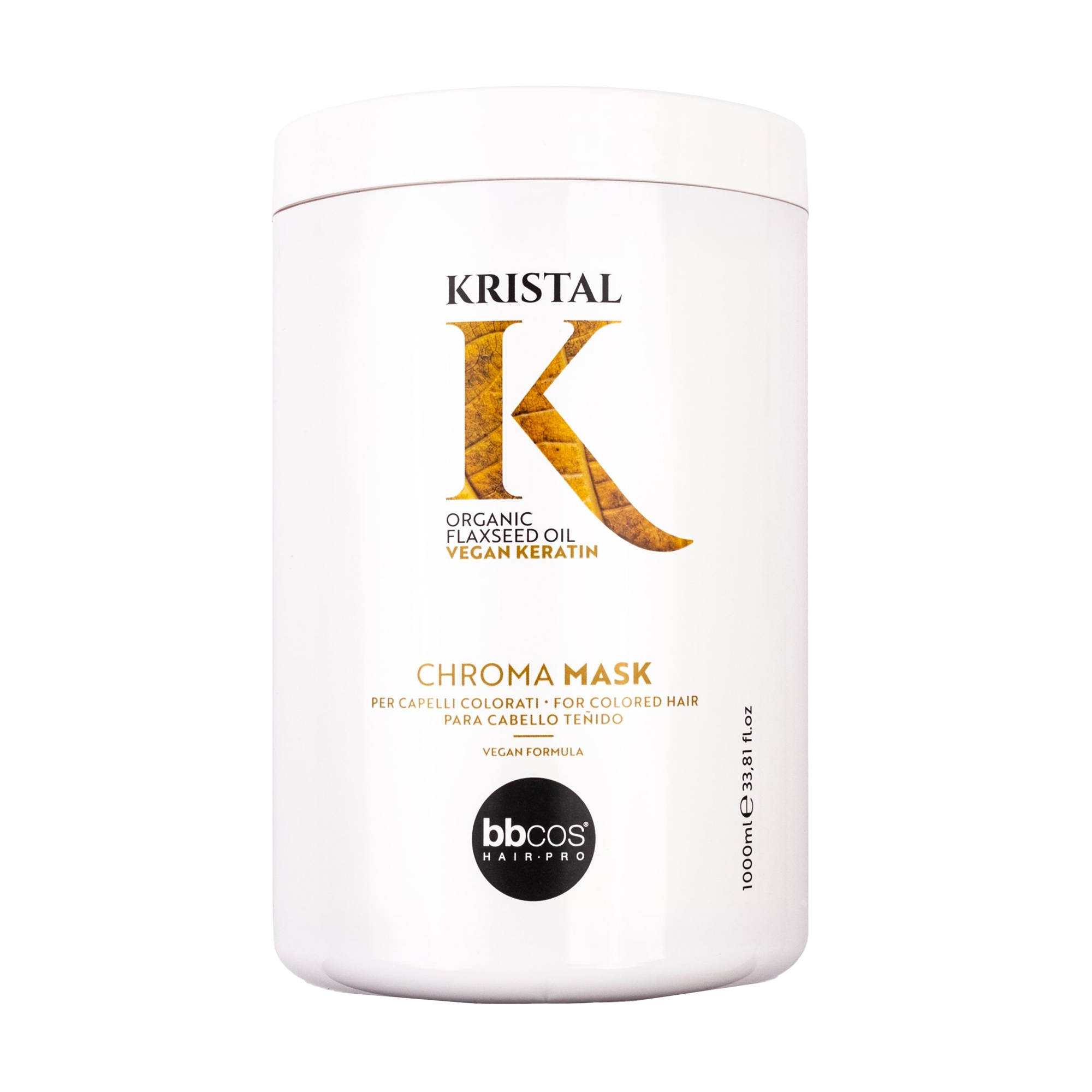 Маска BBcos Kristal Chroma Mask для фарбованого волосся, 1 л
Маска BBcos Kristal Chroma Mask для фарбованого волосся, 1 л