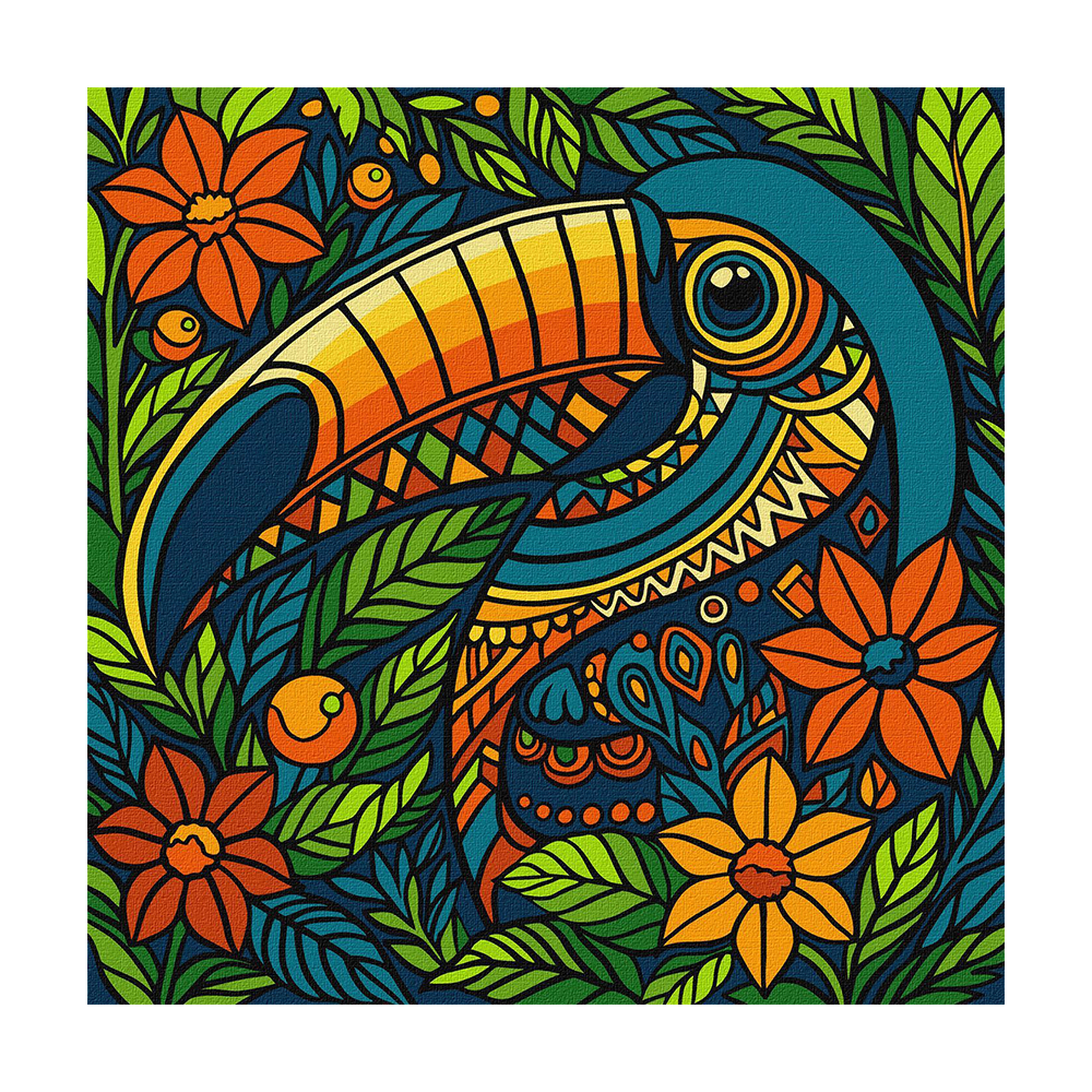 Картина за номерами Ideyka Вітраж. Тукан, 30*30 см (KHO5163)
Картина за номерами Ideyka Вітраж. Тукан, 30*30 см (KHO5163)