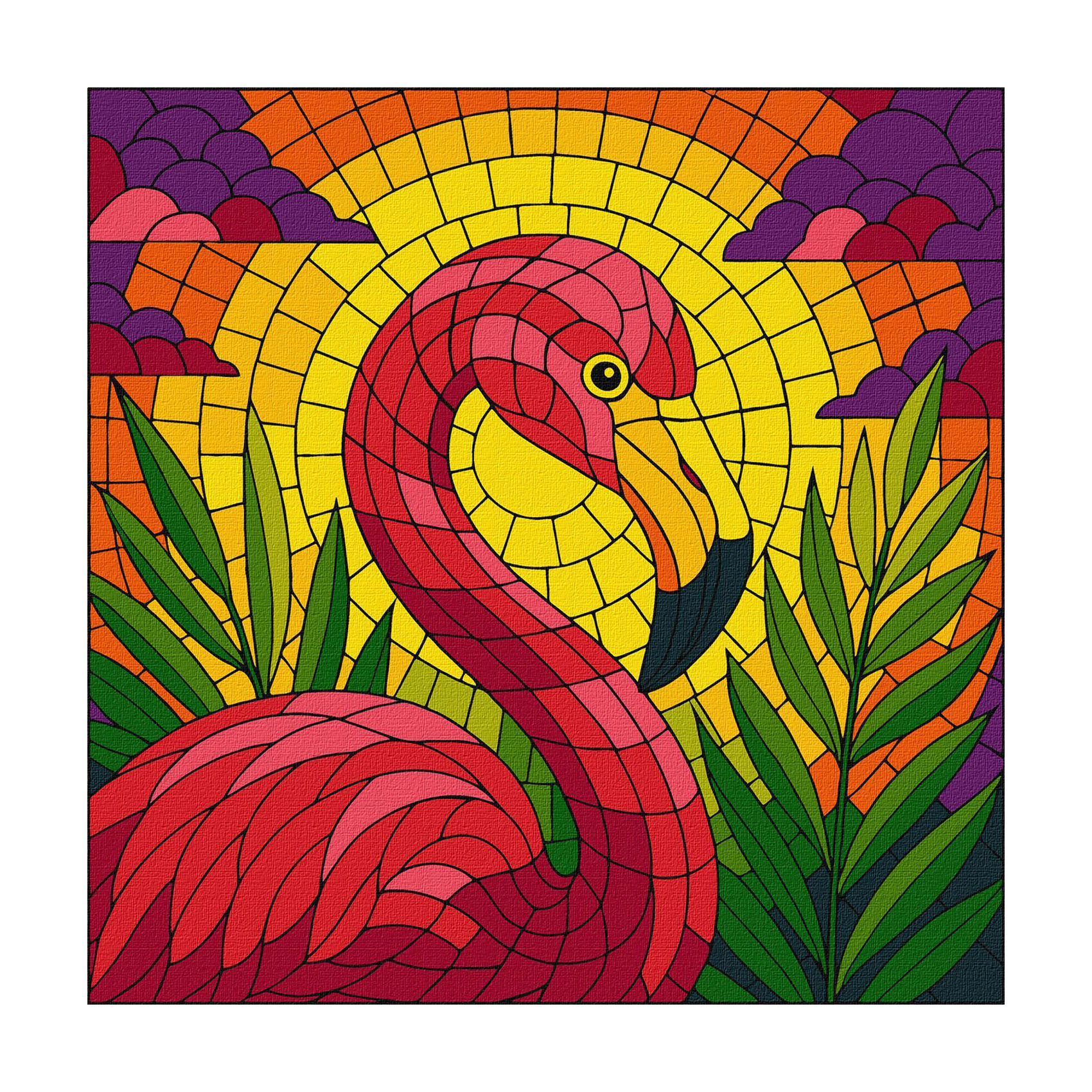 Картина за номерами Ideyka Вітраж. Фламінго, 30*30 см (KHO5165)
Картина за номерами Ideyka Вітраж. Фламінго, 30*30 см (KHO5165)