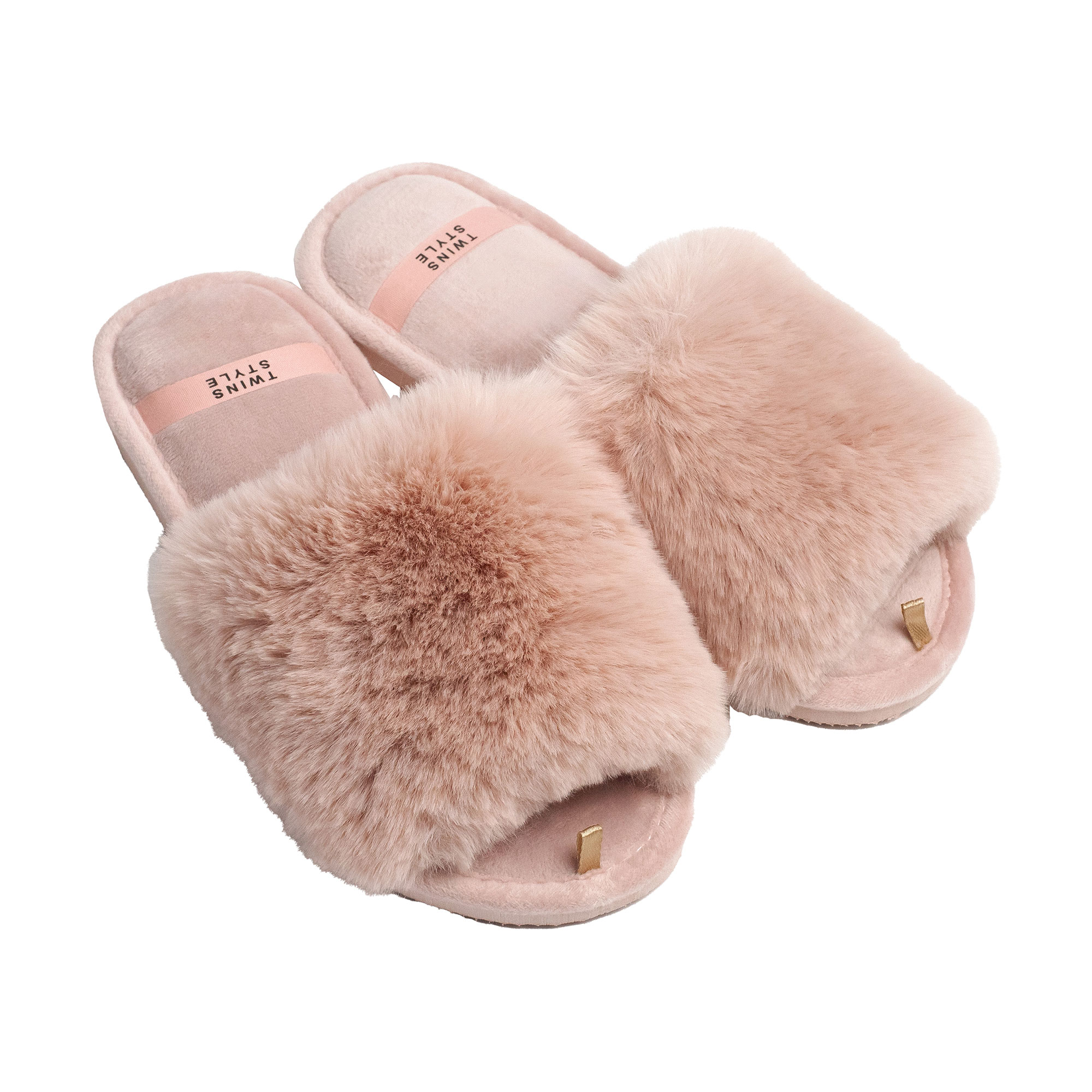 Жіночі домашні капці Twins HS-LUX хутрянi, відкриті, Pudra, розмір 38-39 (25 см)
Жіночі домашні капці Twins HS-LUX хутрянi, відкриті, Pudra, розмір 38-39 (25 см)