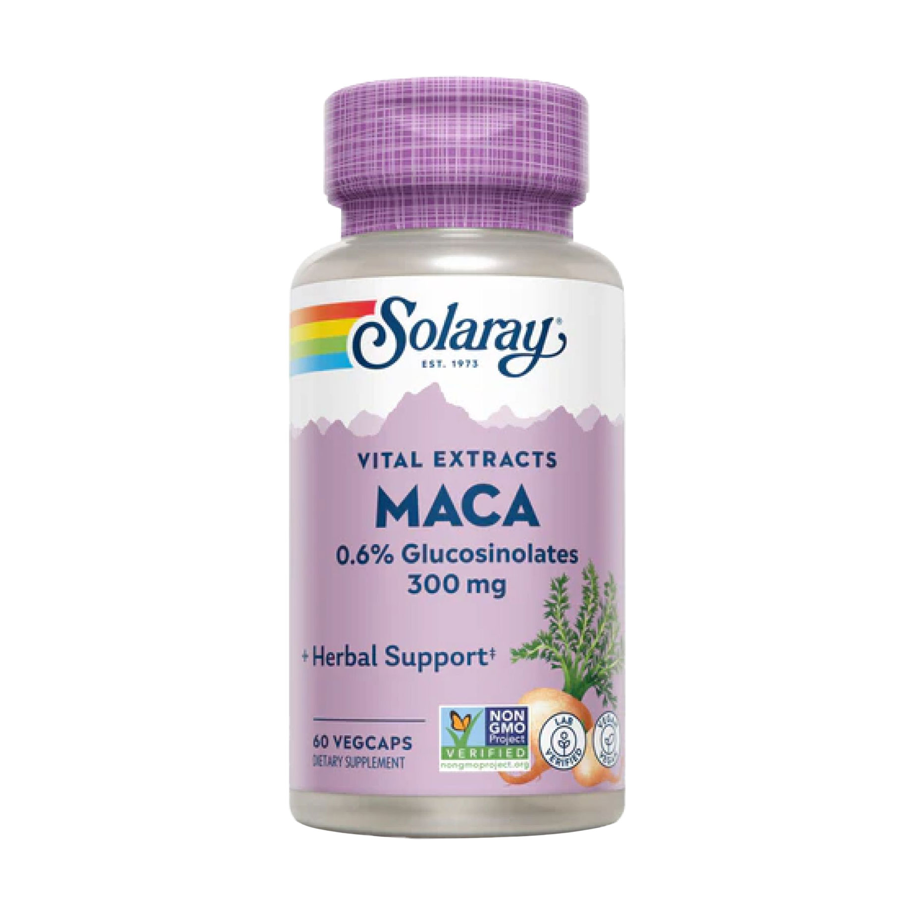 Мака Solaray Vital Extracts Maca 300 мг, 60 вегетаріанських капсул
Мака Solaray Vital Extracts Maca 300 мг, 60 вегетаріанських капсул