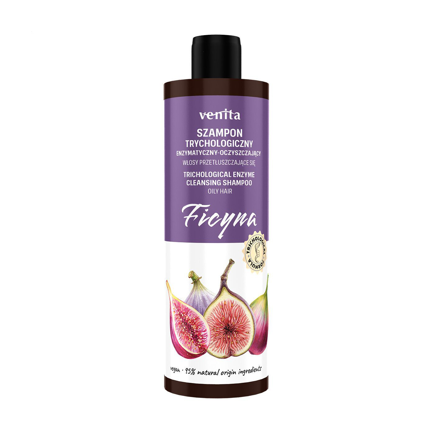 Трихологічний ензимний шампунь Venita Trichological Enzyme Cleansing Shampoo для жирного волосся, з екстрактом інжиру, 300 мл
Трихологічний ензимний шампунь Venita Trichological Enzyme Cleansing Shampoo для жирного волосся, з екстрактом інжиру, 300 мл