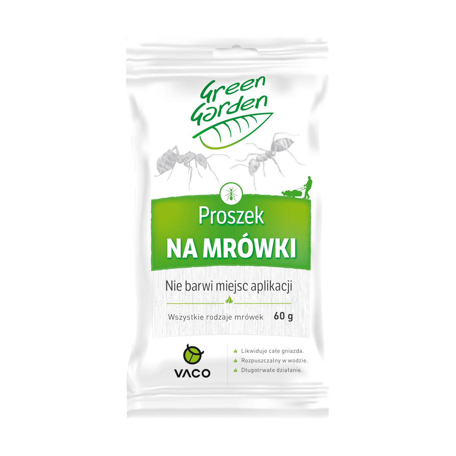 Порошок-саше від мурах Vaco Green Garden Powder For Ants, 60 г
Порошок-саше від мурах Vaco Green Garden Powder For Ants, 60 г